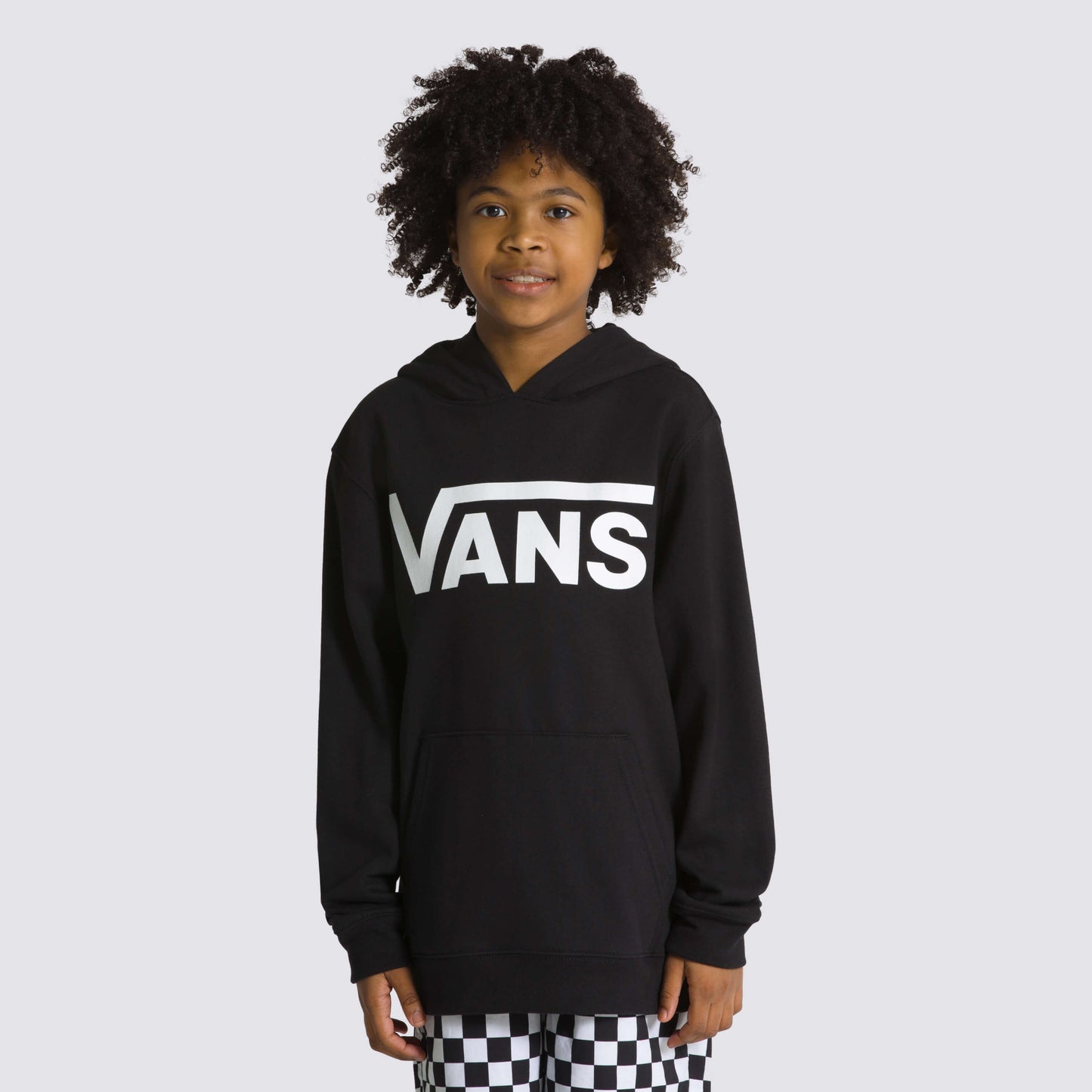 Detská mikina s kapucňou VANS CLASSIC PO čierna