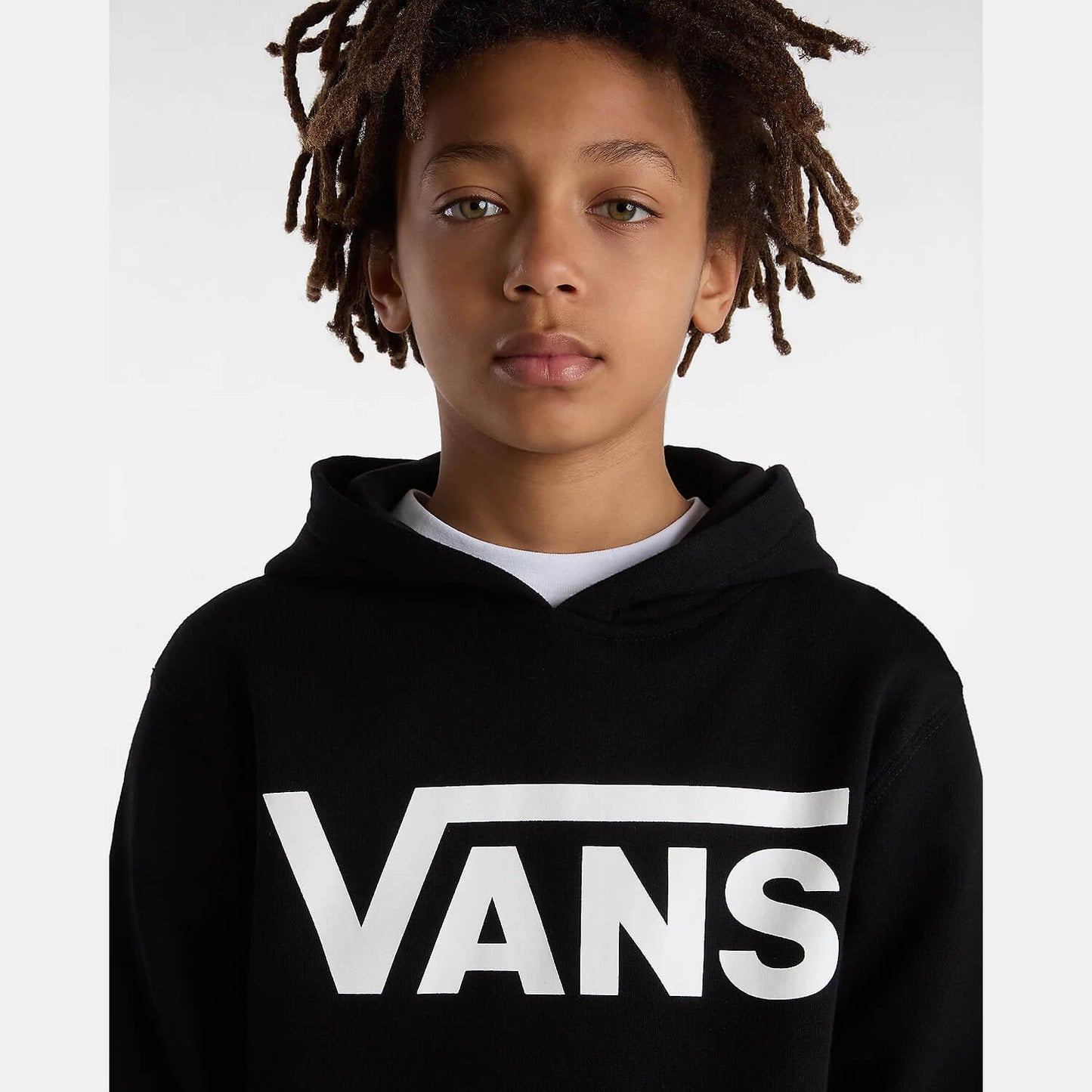 Detská mikina s kapucňou VANS CLASSIC PO čierna
