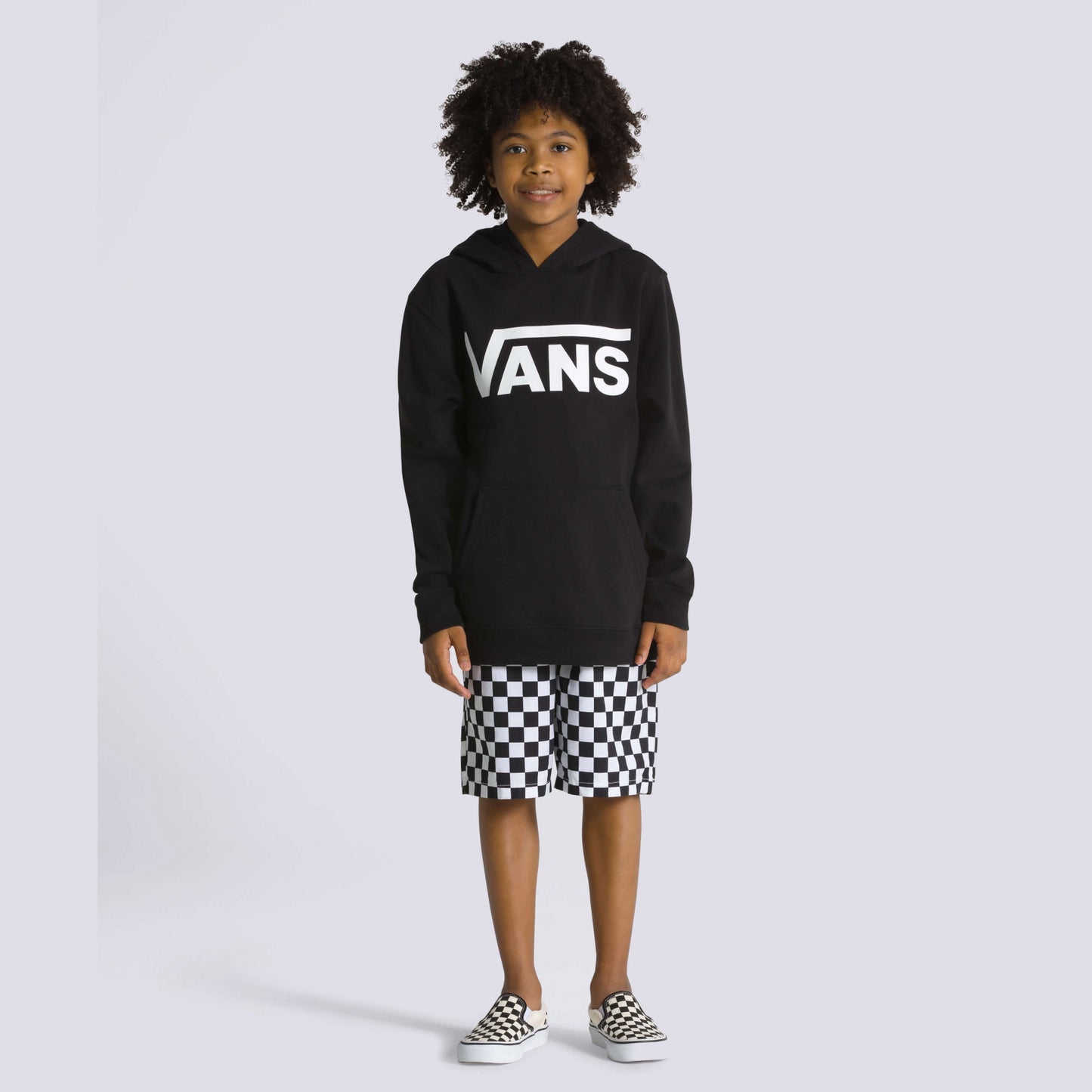 Detská mikina s kapucňou VANS CLASSIC PO čierna