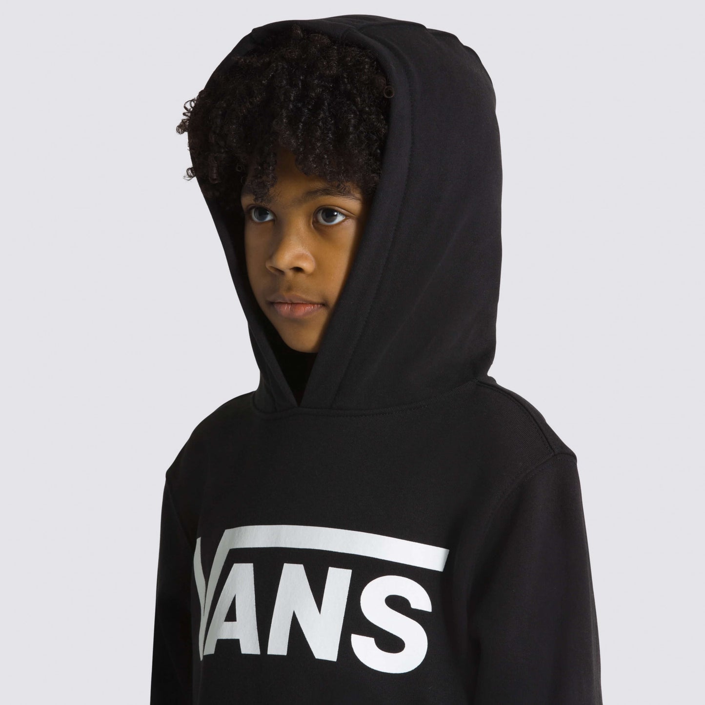Detská mikina s kapucňou VANS CLASSIC PO čierna