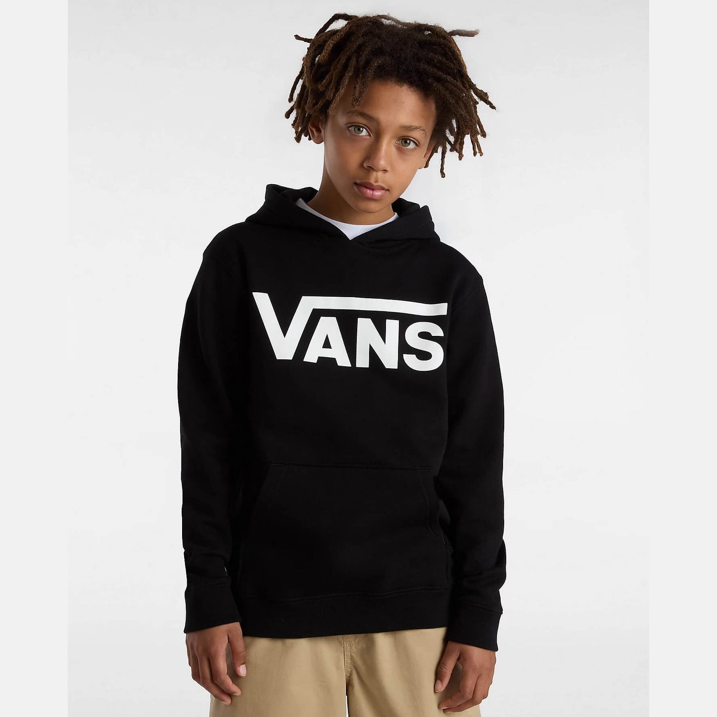 Detská mikina s kapucňou VANS CLASSIC PO čierna