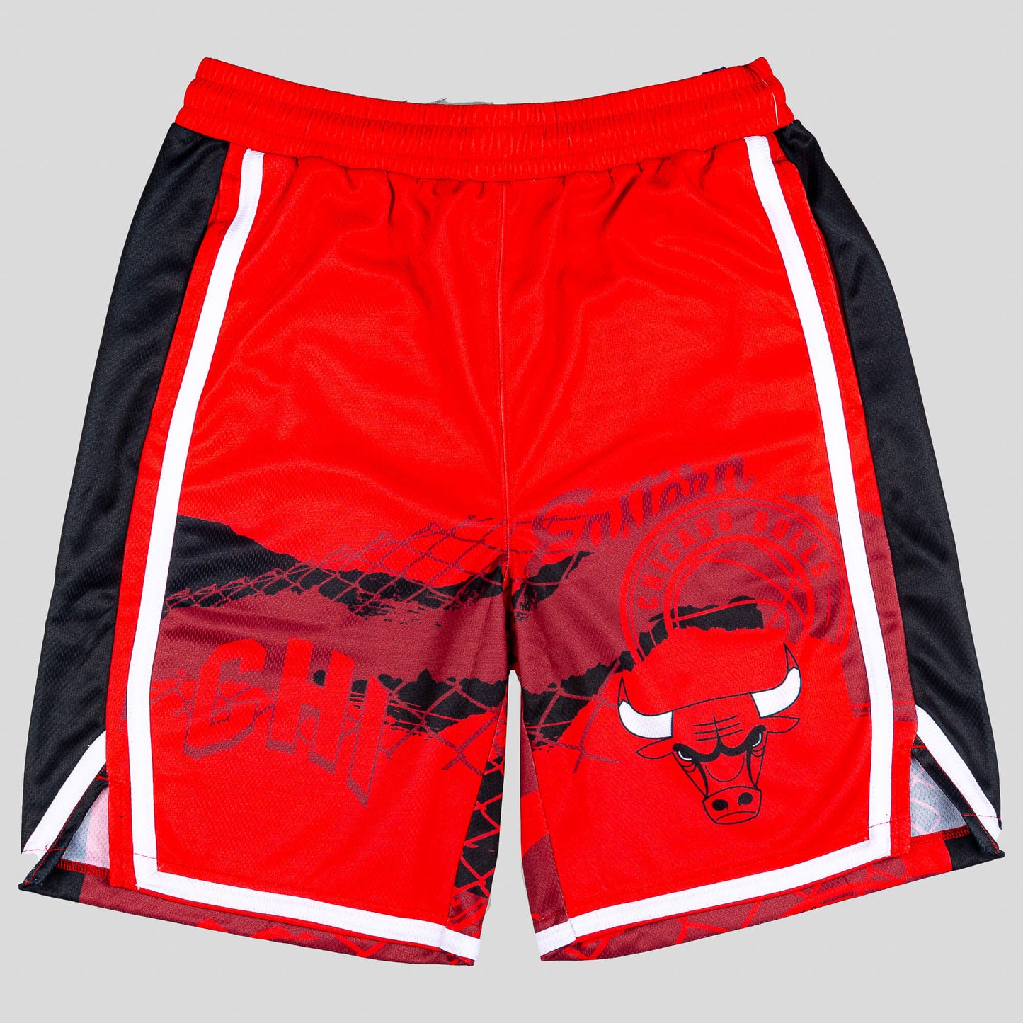 Detské basketbalové šortky OUTER STUFF NBA FADE AWAY BALLER SHORT CHICAGO BULLS (od 8 do 20 rokov) červené