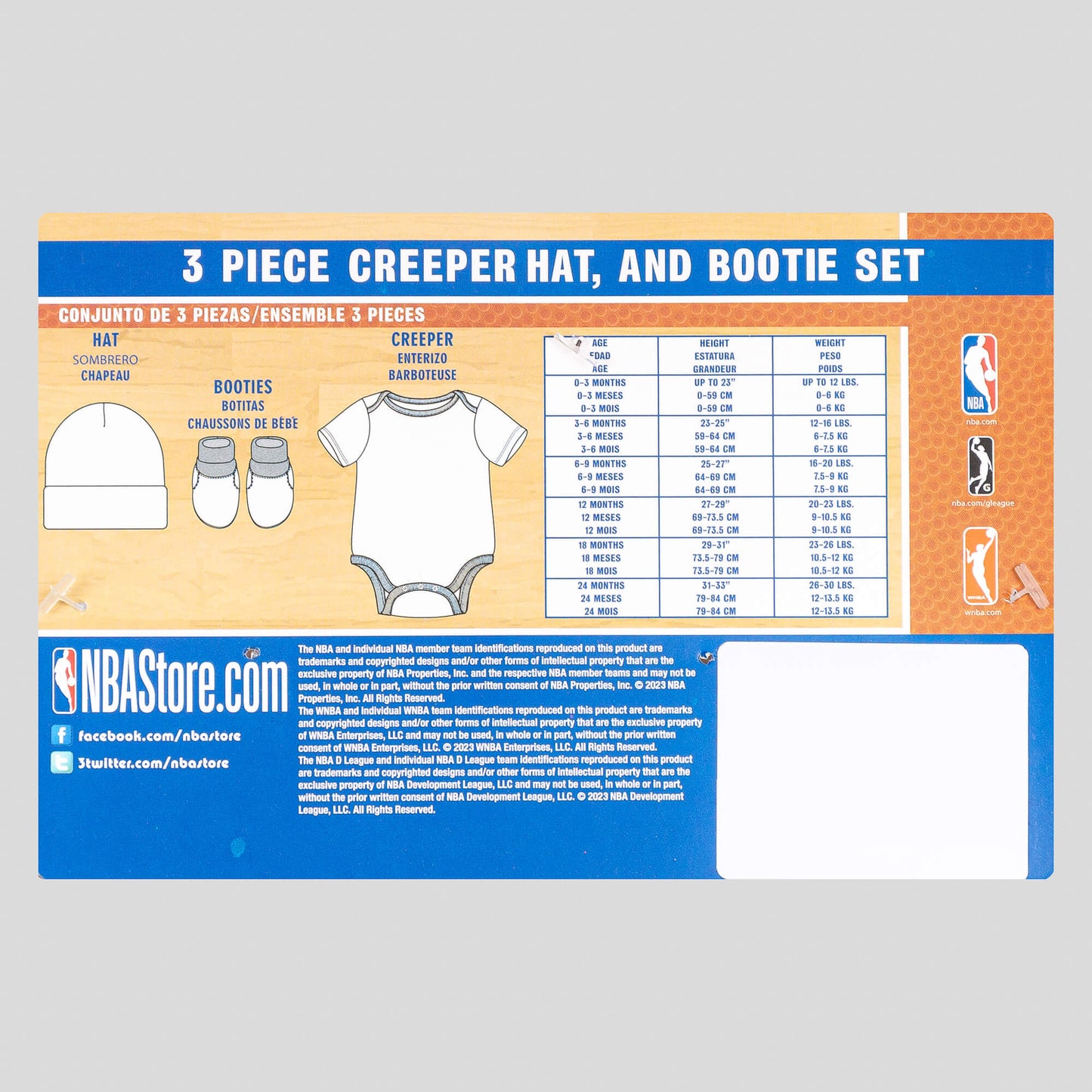 Detská súprava OUTER STUFF NBA BUZZER BEATER CREEPER HAT BOOT CHICAGO BULLS čierna/šedá