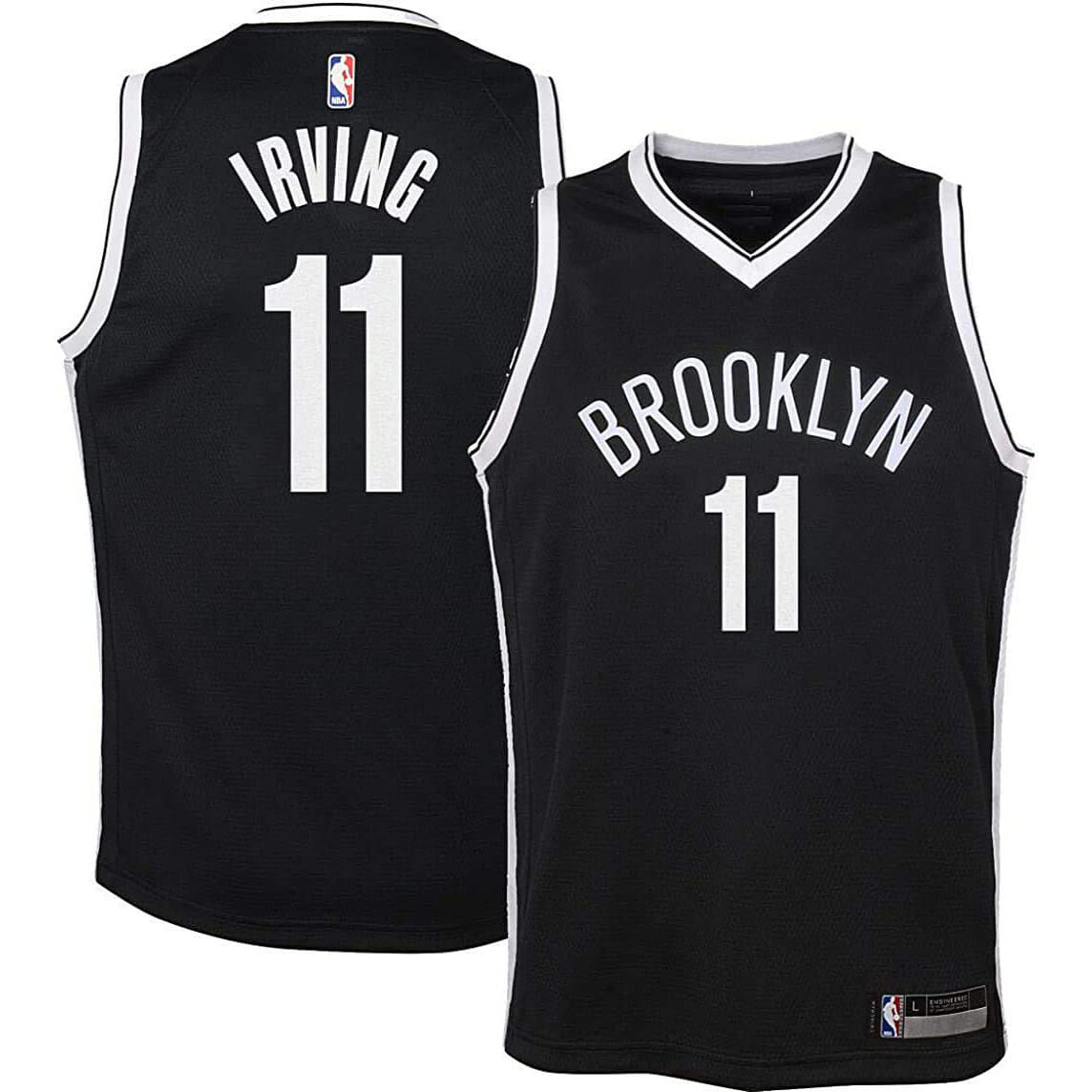 Basketbalový dres a šortky NIKE NBA REPLICA BOX SET - B4-7 BROOKLYN NETS KYRIE IRVING čierny