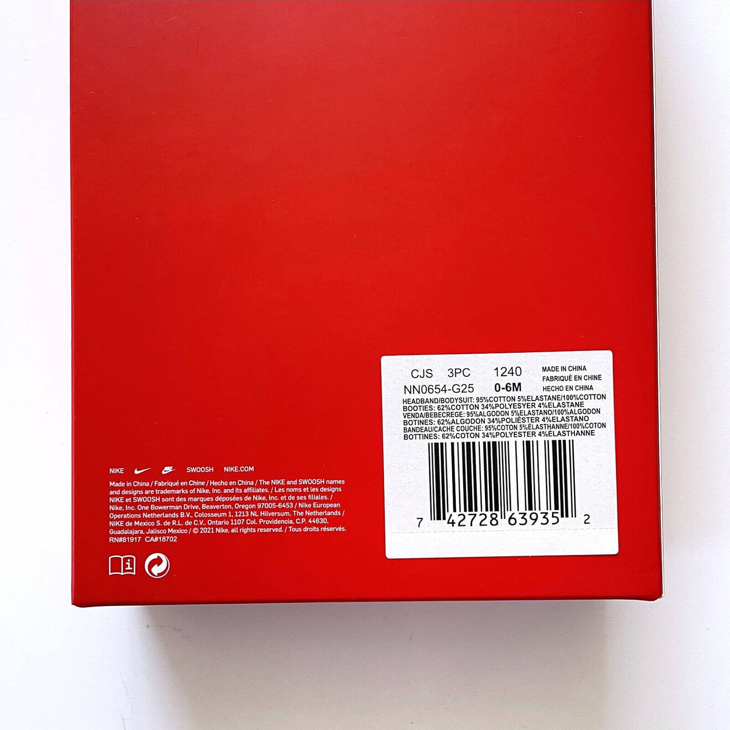 Detský súprava Nike Baby Set Blue bledomodrá