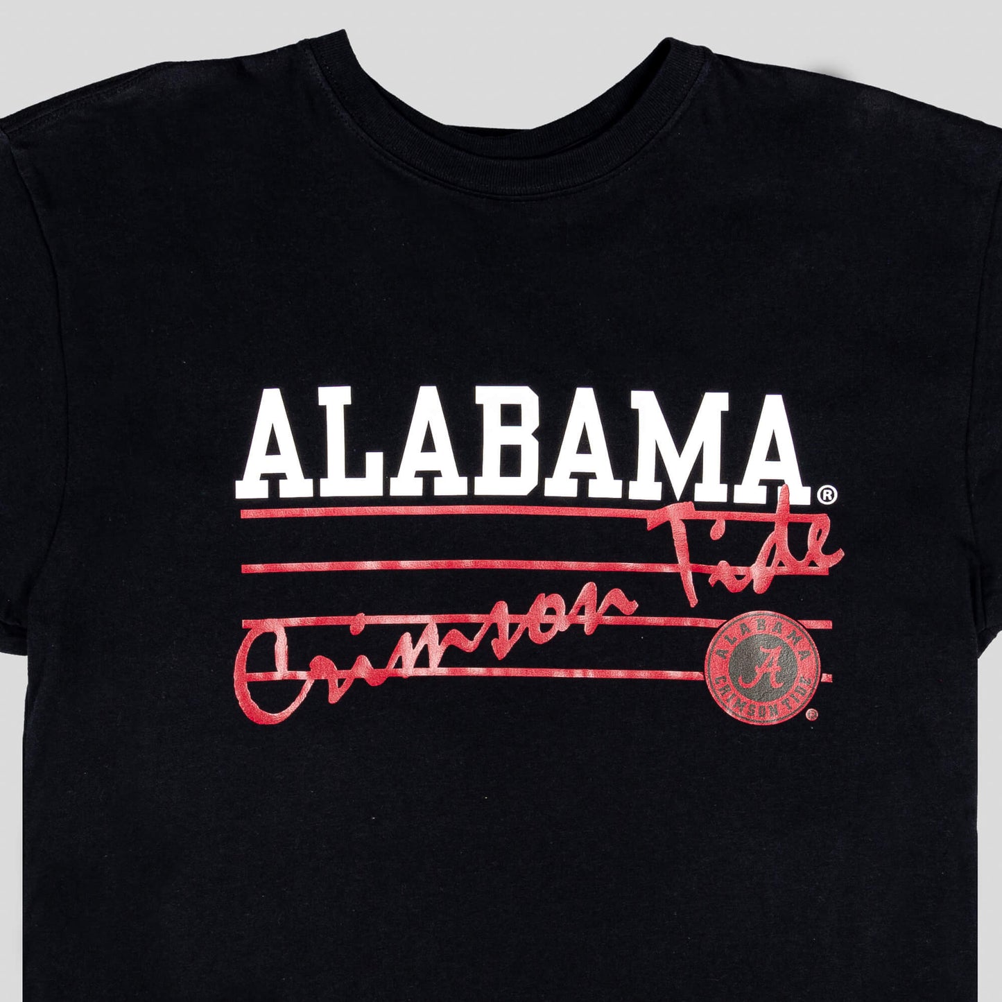 Mitchell & Ness Ncaa Monochrome Print Tee Alabama Black