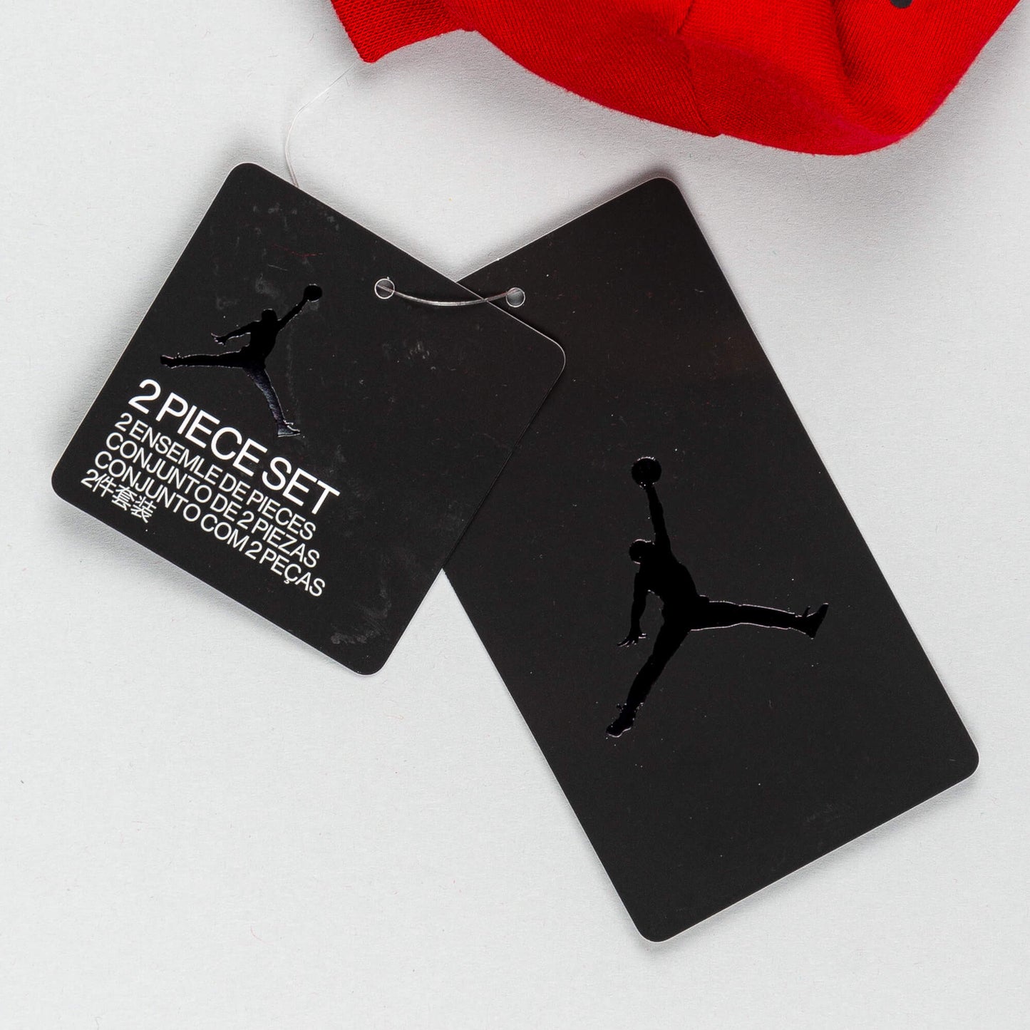 Detská súprava Nike Air Jordan Sets Junior červeno/čierna