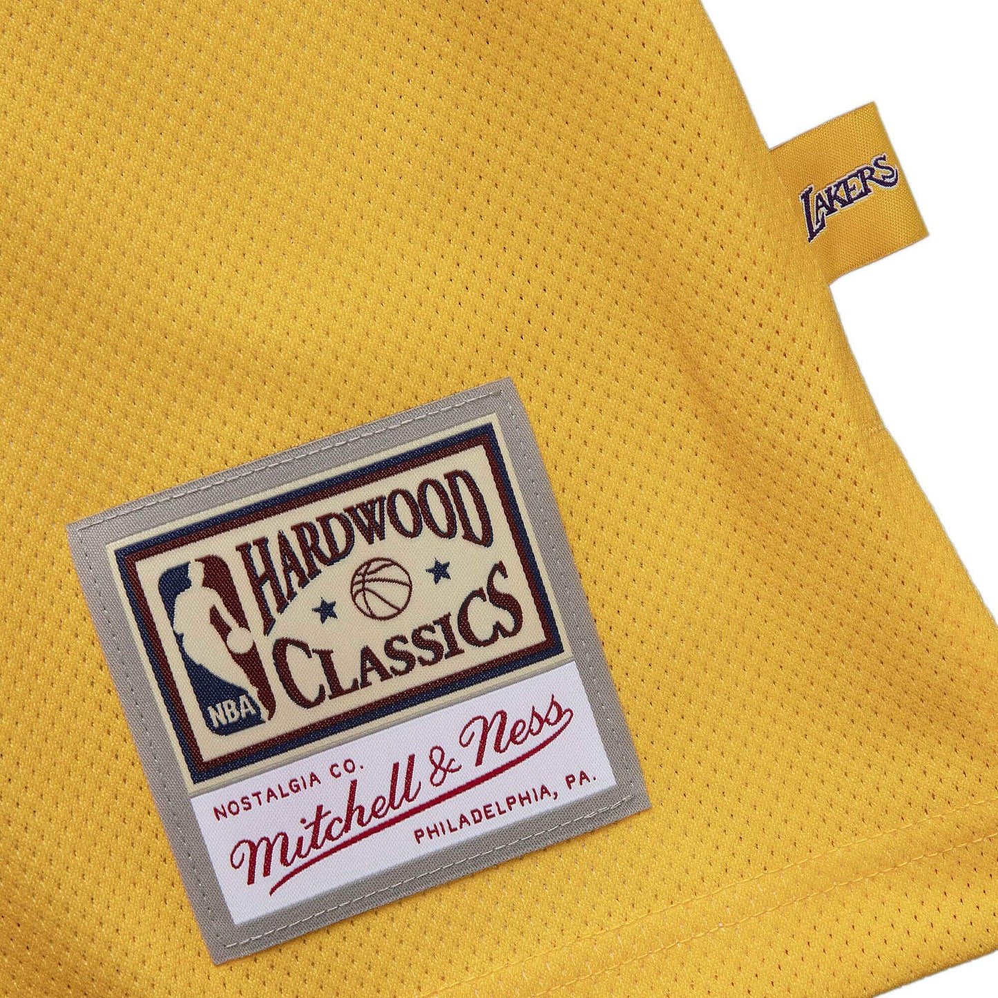 Detský basketbalový dres Mitchell & Ness NBA BIG FACE JERSEY 2.0 - 8-20 LOS ANGELES LAKERS žltý