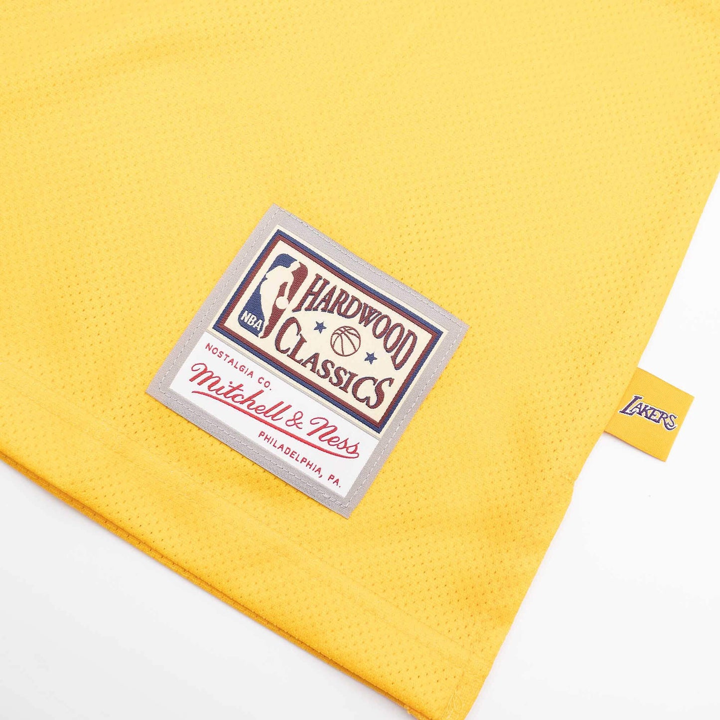 Detský basketbalový dres Mitchell & Ness NBA BIG FACE JERSEY 2.0 - 8-20 LOS ANGELES LAKERS žltý
