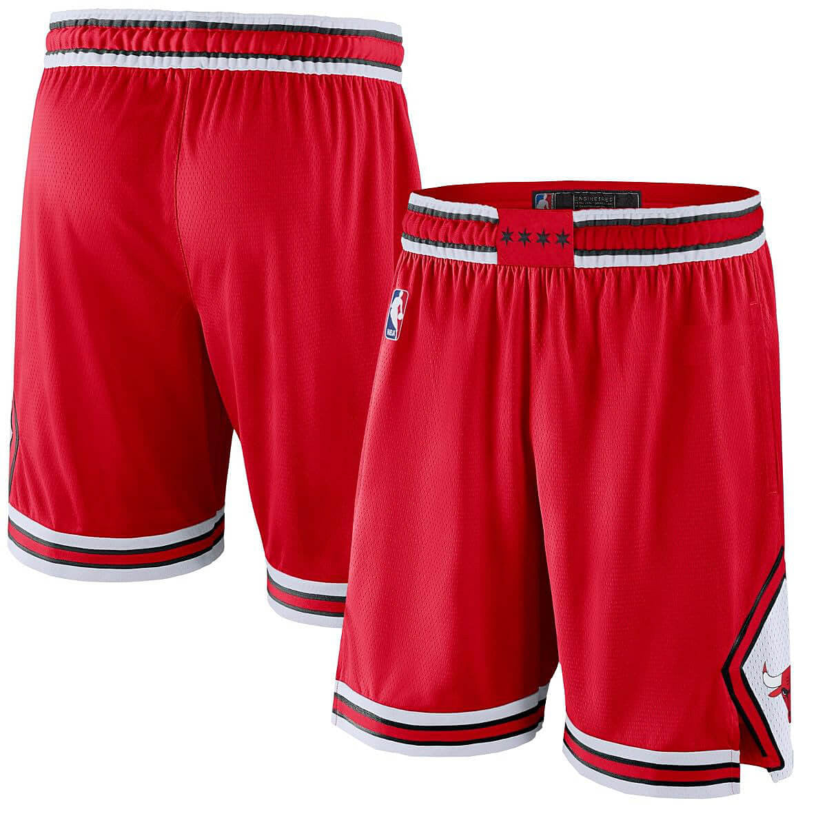 Mitchell & Ness Nba Swingman Shorts Road - 8-20 Chicago Bulls Red