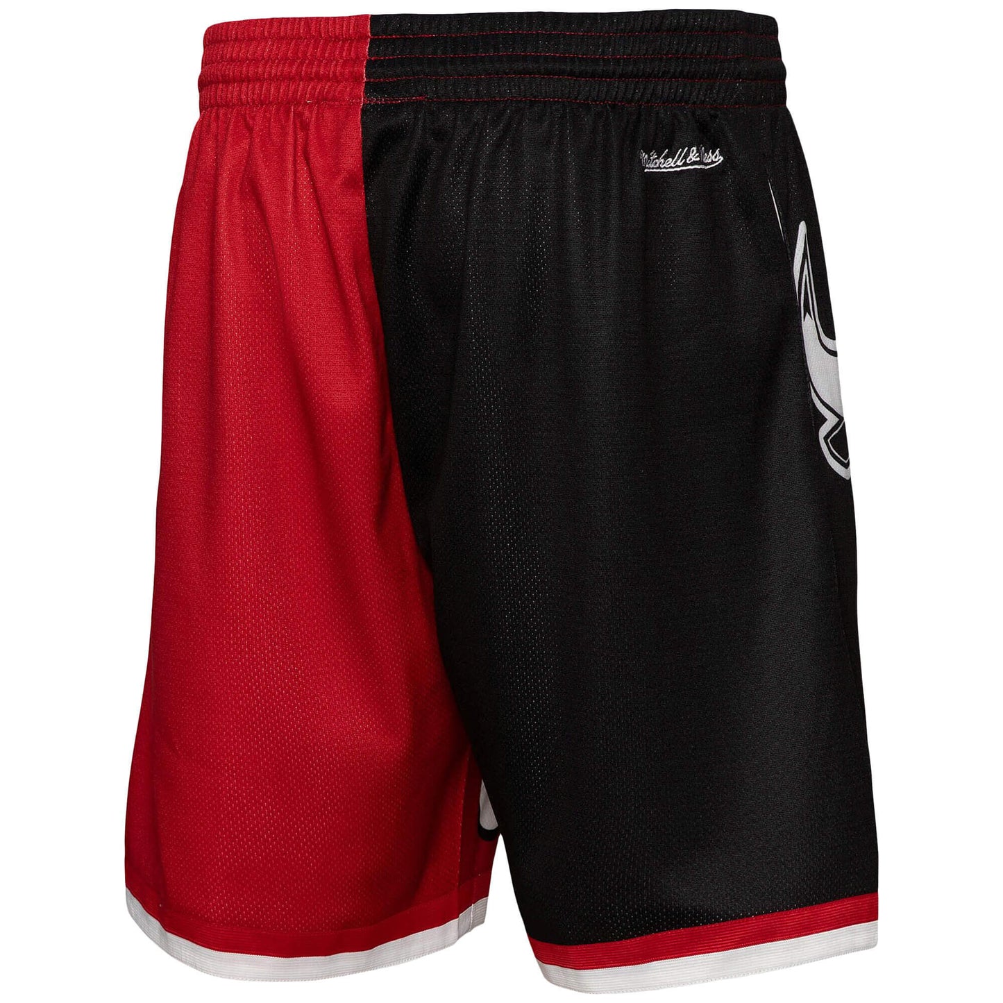 Detské basketbalové šortky Mitchell And Ness NBA Big Face Shorts 5.0  Chicago Bulls čierna/červená od 8 do 20 rokov