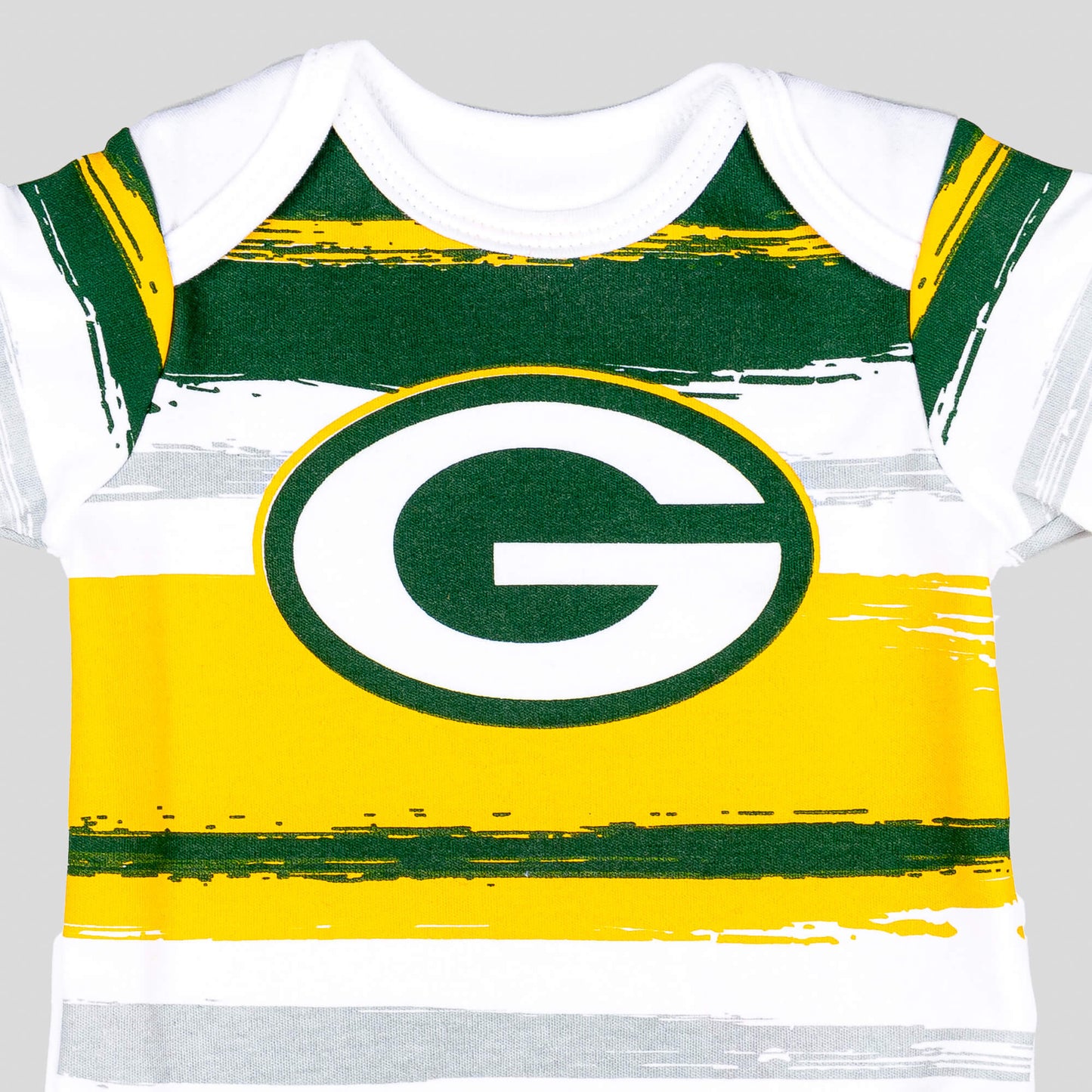 Detská body Outerstuff NFL Team Favorite SS Creeper Green Bay Packers bielo/zelené
