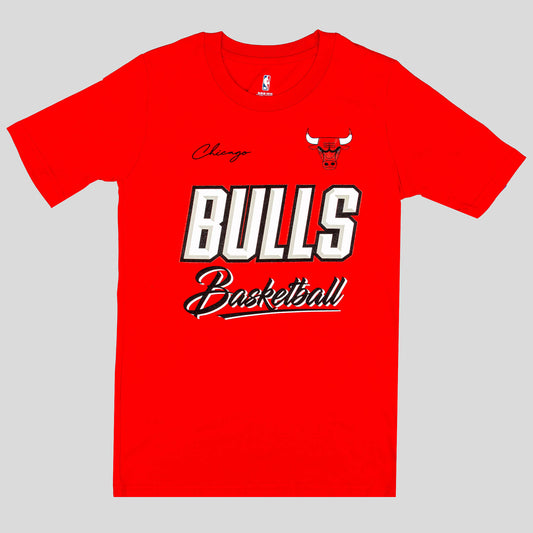 Outerstuff Nba Court Vs Track Ctn Tee Chicago Bulls Red