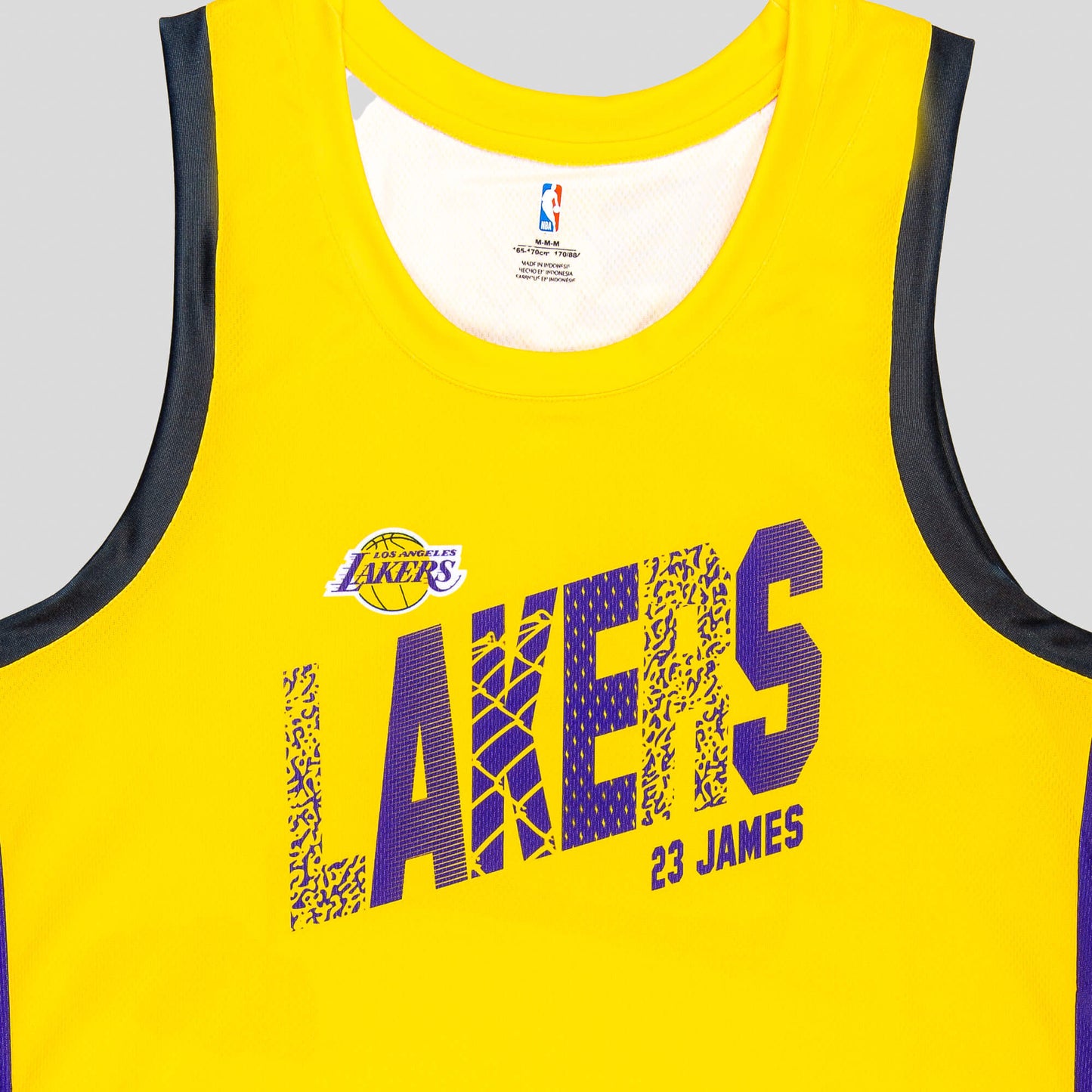 OUTER STUFF NBA FAST BREAK SHOOTER TANK LOS ANGELES LAKERS LEBRON JAMES YELLOW