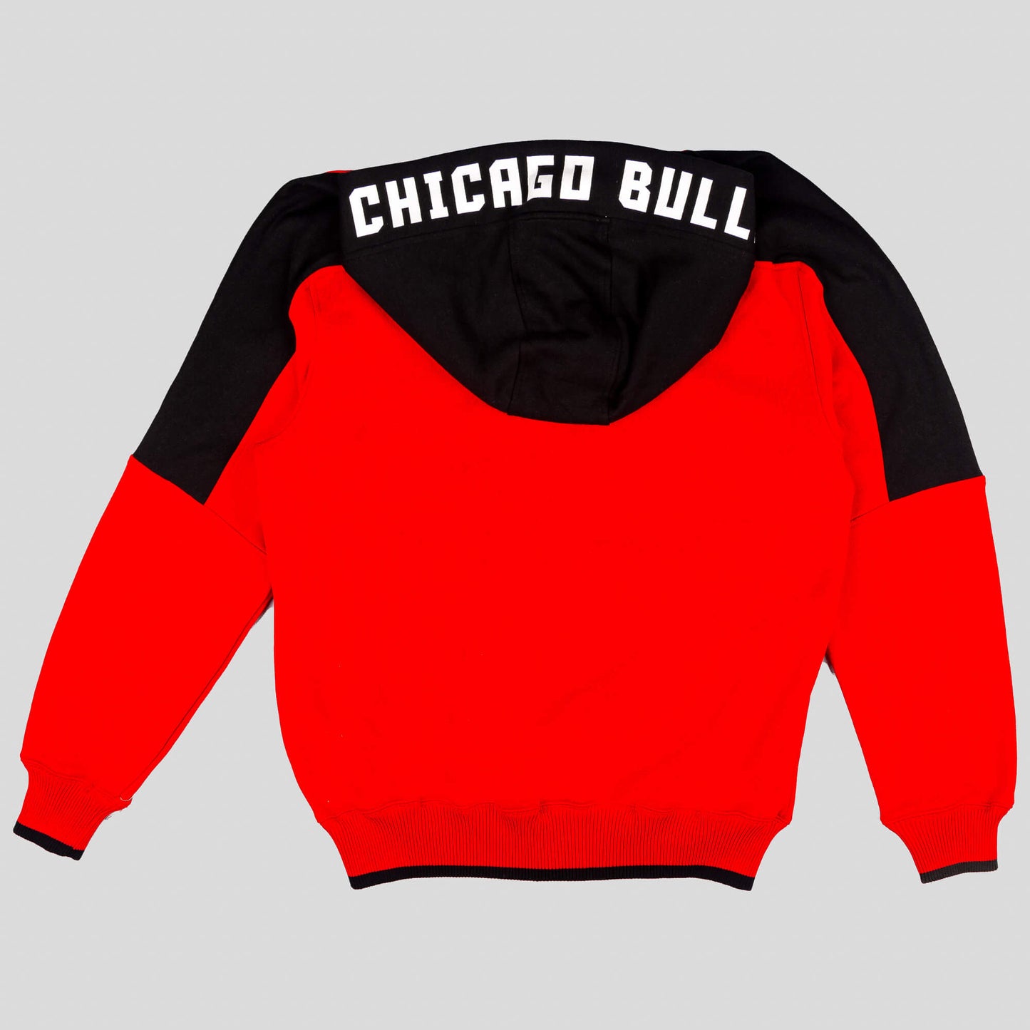 Mikina na zips s kapucňou OUTER STUFF NBA POST UP CLRBLK FULL ZIP HOOD CHICAGO BULLS LAVINE ZACH červená