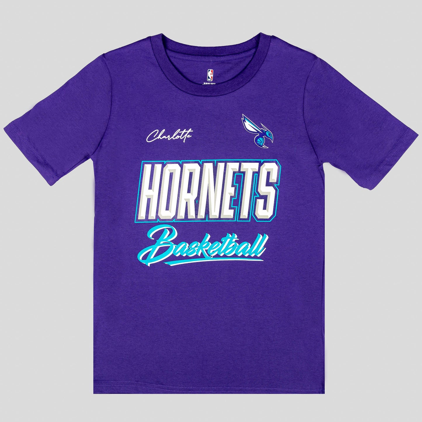 OUTER STUFF COURT VS TRACK CTN TEE CHARLOTTE HORNETS PURPLE