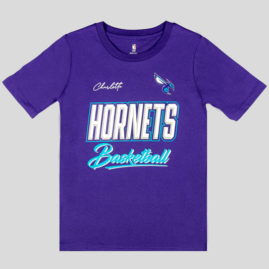 OUTER STUFF COURT VS TRACK CTN TEE CHARLOTTE HORNETS PURPLE