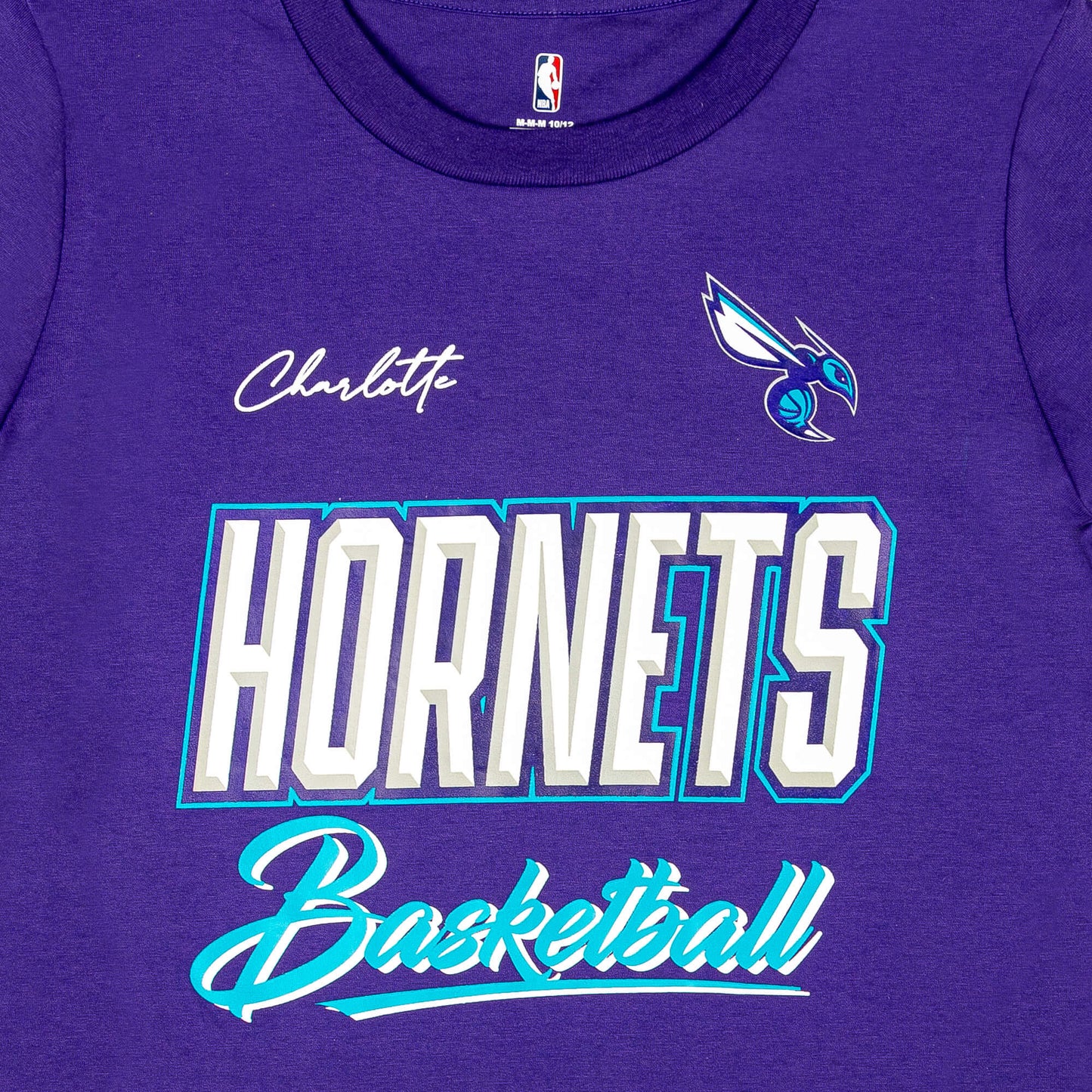OUTER STUFF COURT VS TRACK CTN TEE CHARLOTTE HORNETS PURPLE