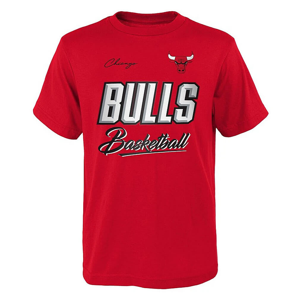 Outerstuff Nba Court Vs Track Ctn Tee Chicago Bulls Red