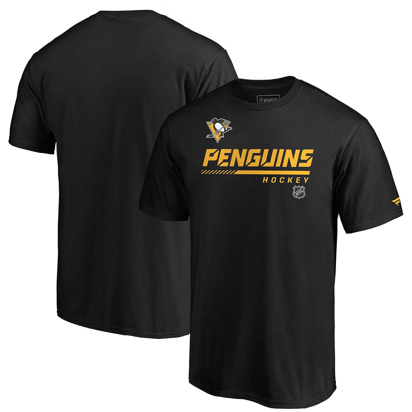 Fanatics Nhl Apro Prime Ss Ctn Tee Penguins Black