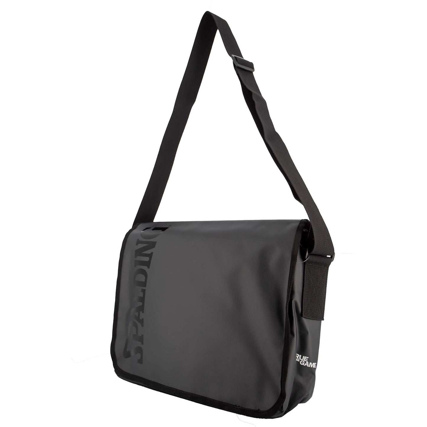 Taška cez rameno Spalding Premium Sports Messenger Bag čierna