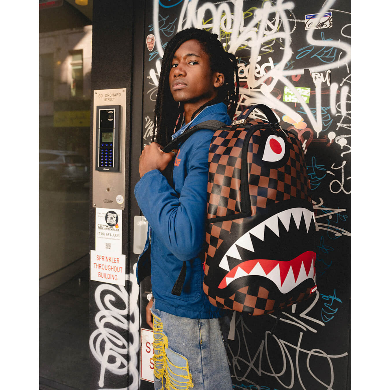Sprayground The Hangover Shark Backpack Brown
