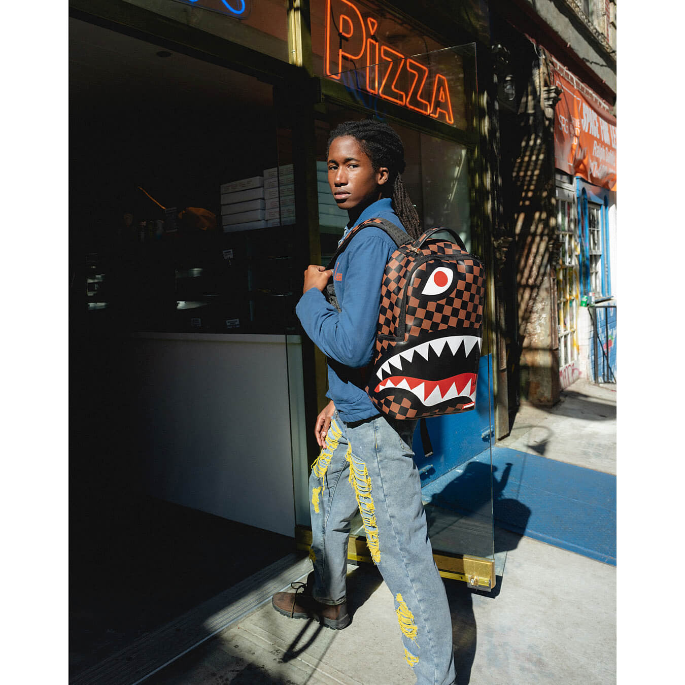 Sprayground The Hangover Shark Backpack Brown