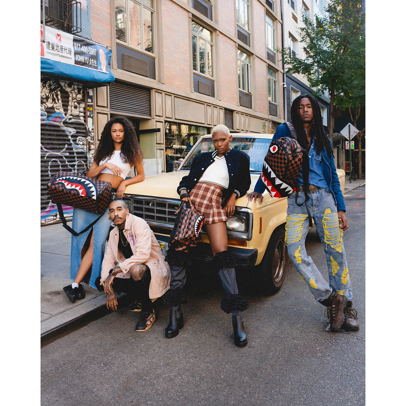 Sprayground The Hangover Shark Backpack Brown