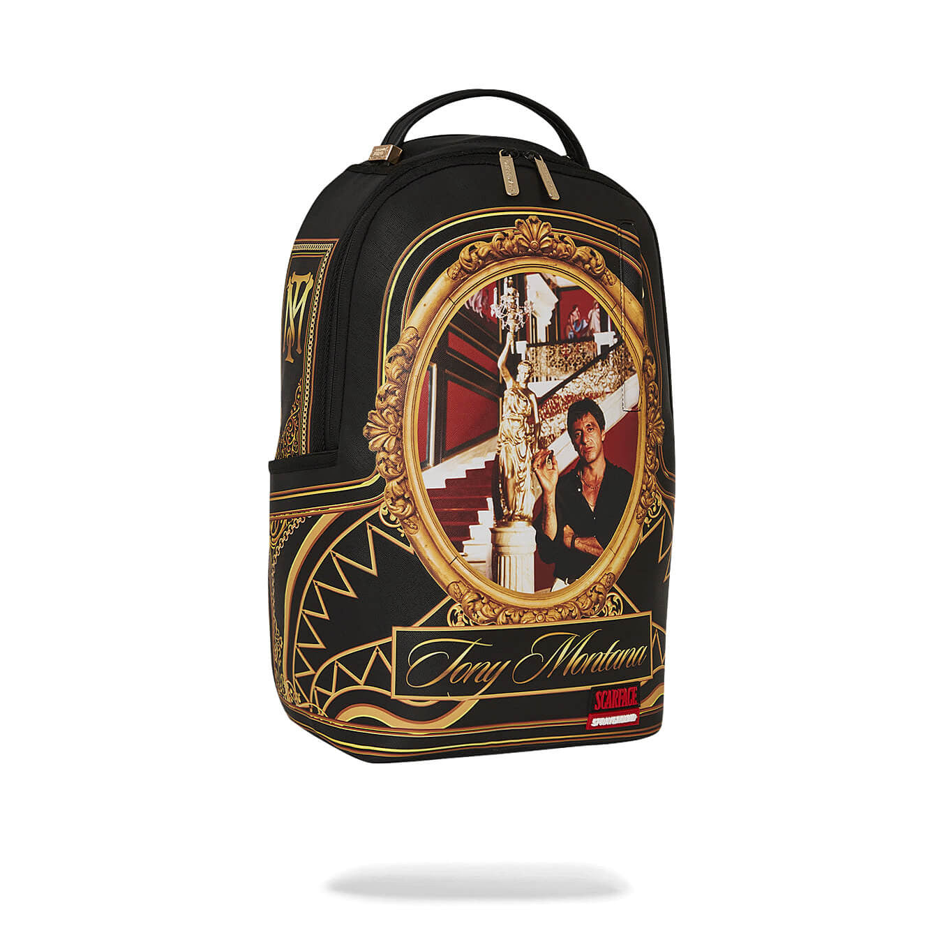 Sprayground Backpack Scarface Stairs Backpack Black Black