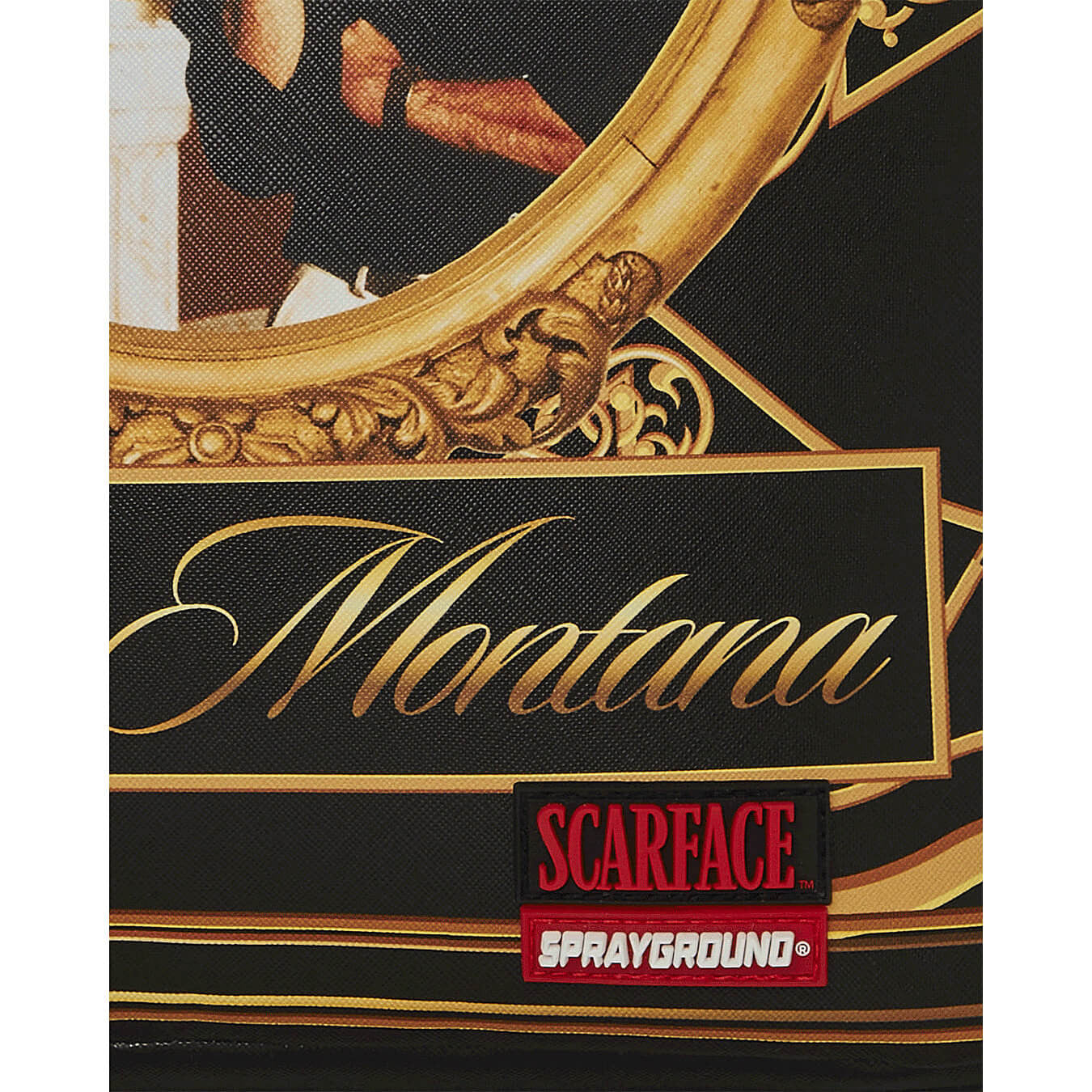 Sprayground Backpack Scarface Stairs Backpack Black Black