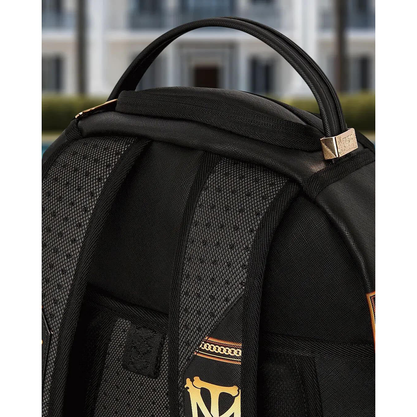 Sprayground Backpack Scarface Stairs Backpack Black Black