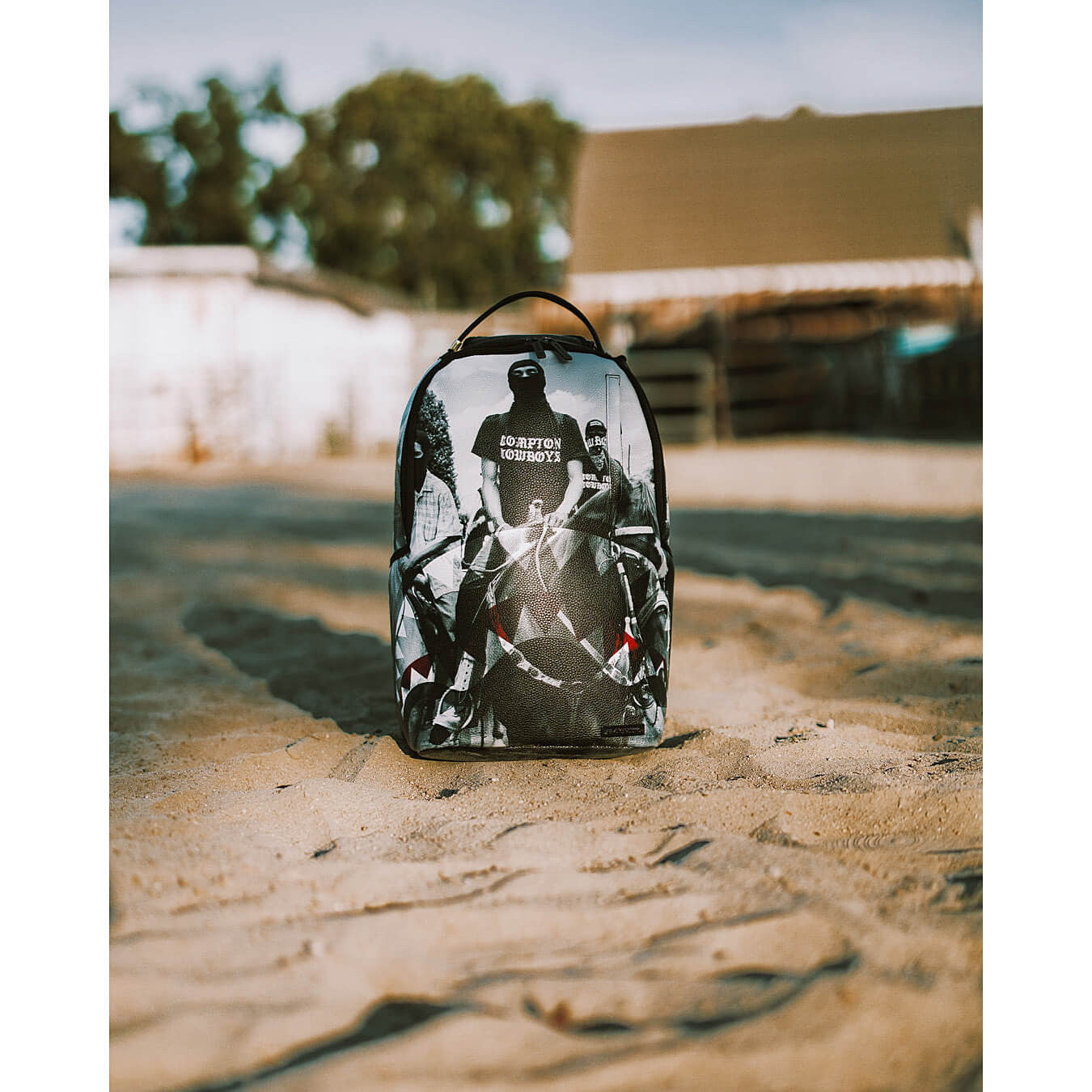 Batoh Sprayground Compton Cowboys Ride Alone Backpack čierny