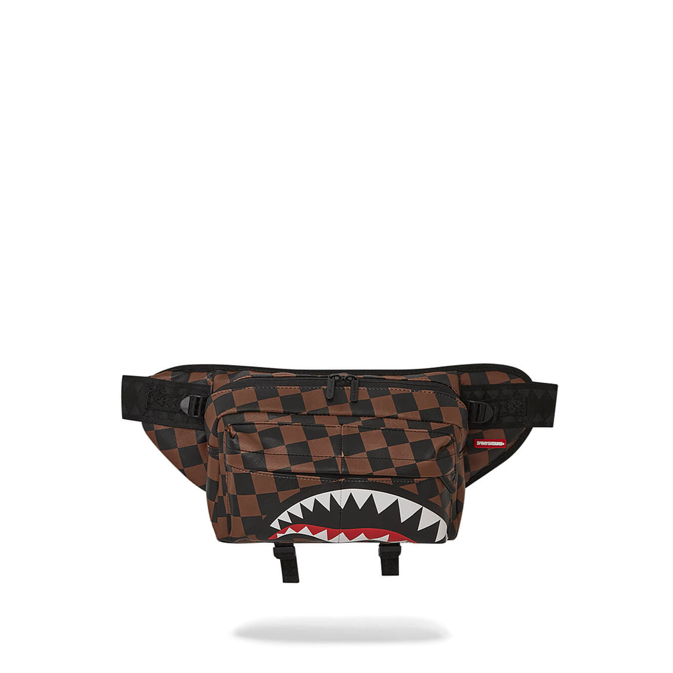 Sprayground The Hangover Shark Cargo Crossbody Brown