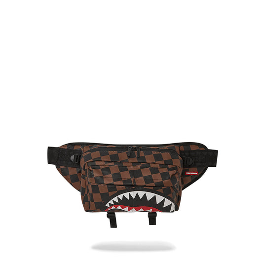 Sprayground The Hangover Shark Cargo Crossbody Brown