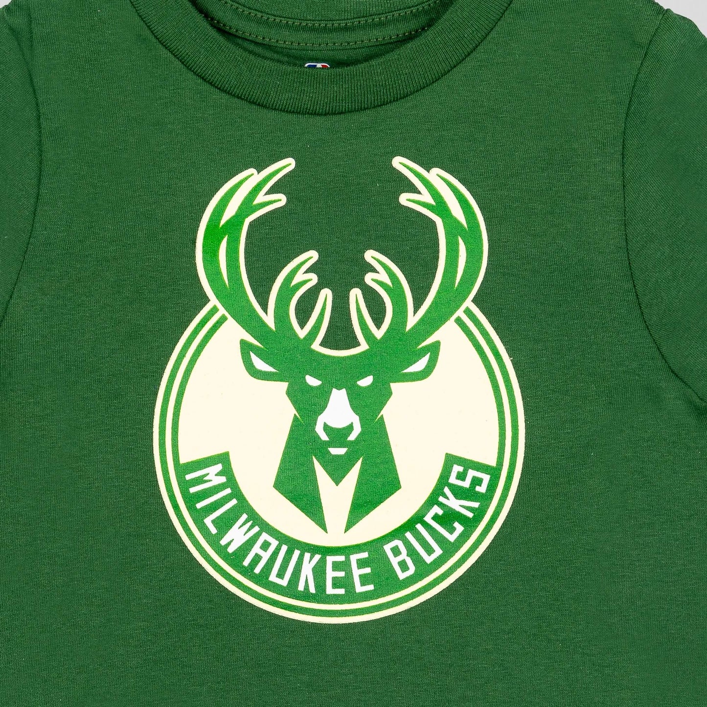 Outer Stuff Nba Slogn Back Ss Ctn Tee Milwaukee Bucks Green