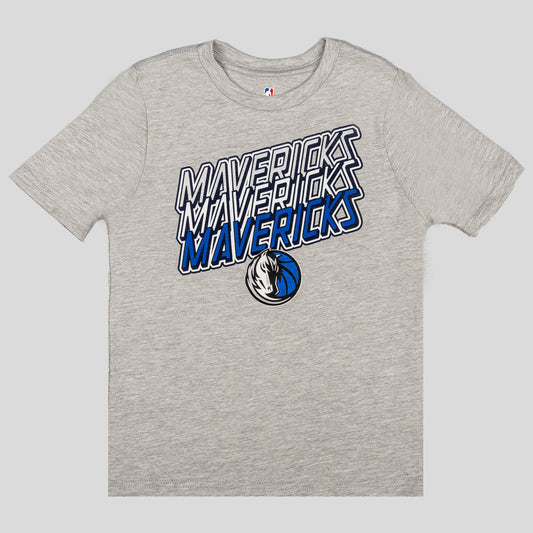 Outer Stuff Nba Venice Ss Graphic Tee Dallas Mavericks Grey