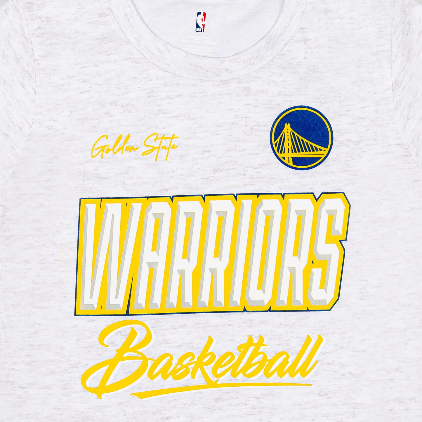 Outer Stuff Nba Court Vs Track Ctn Tee Golden State Warriors Grey