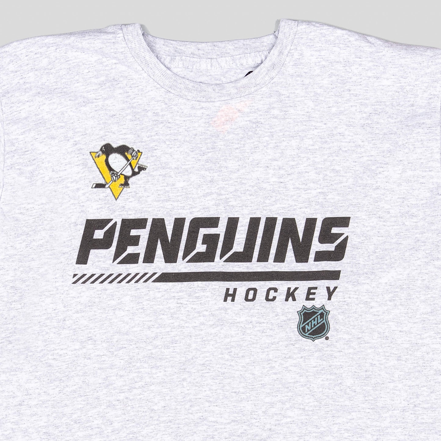Fanatics Nhl Apro Prime Ss Ctn Tee Pittsburgh Penguins Grey