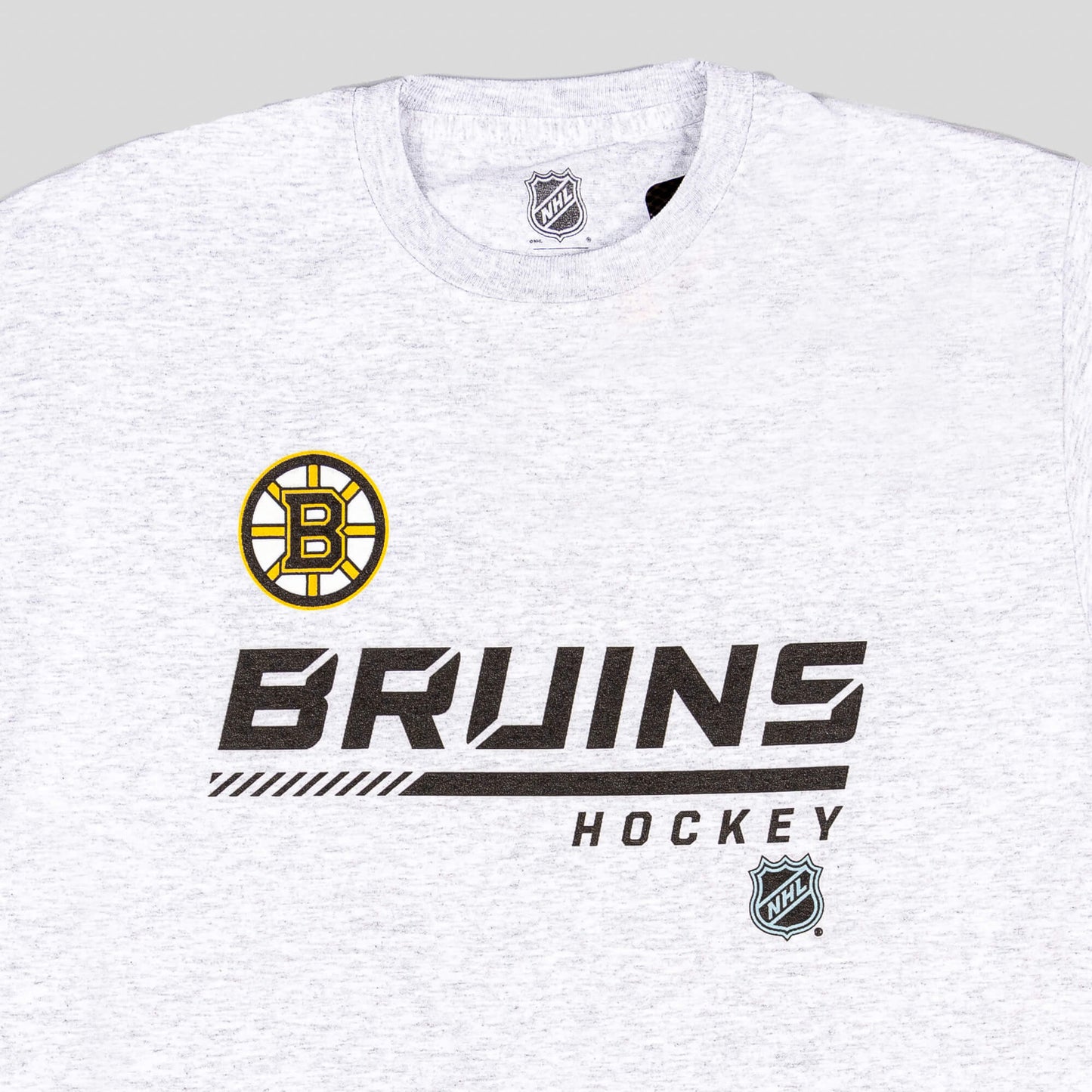 Fanatics Nhl Apro Prime Ss Ctn Tee Boston Bruins Grey