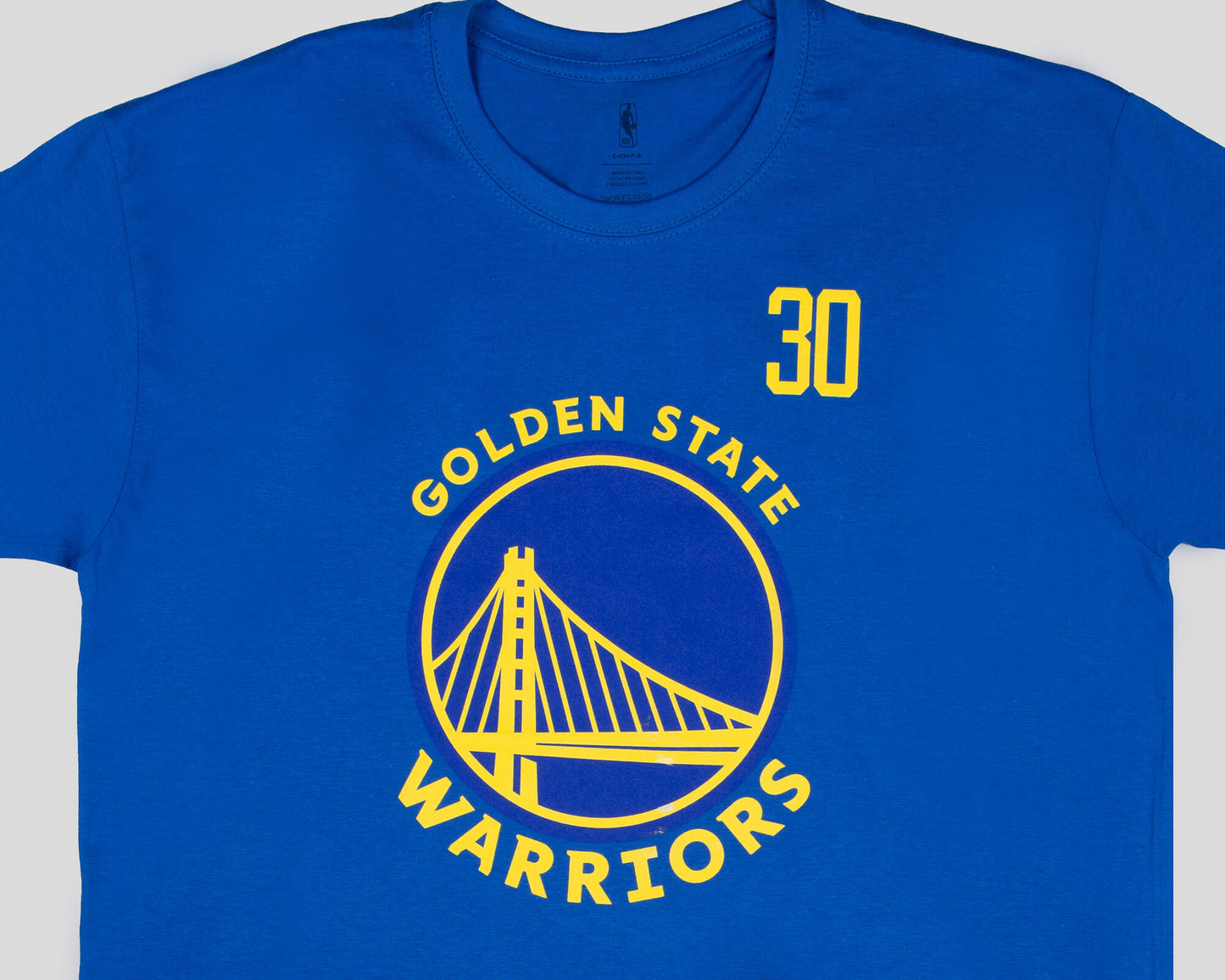 Outer Stuff Nba Standing Tall Ss Tee Golden State Warriors Curry Stephen Blue