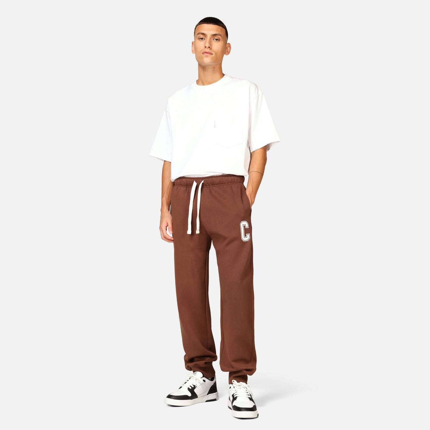 Champion Rib Cuff Pants Brown