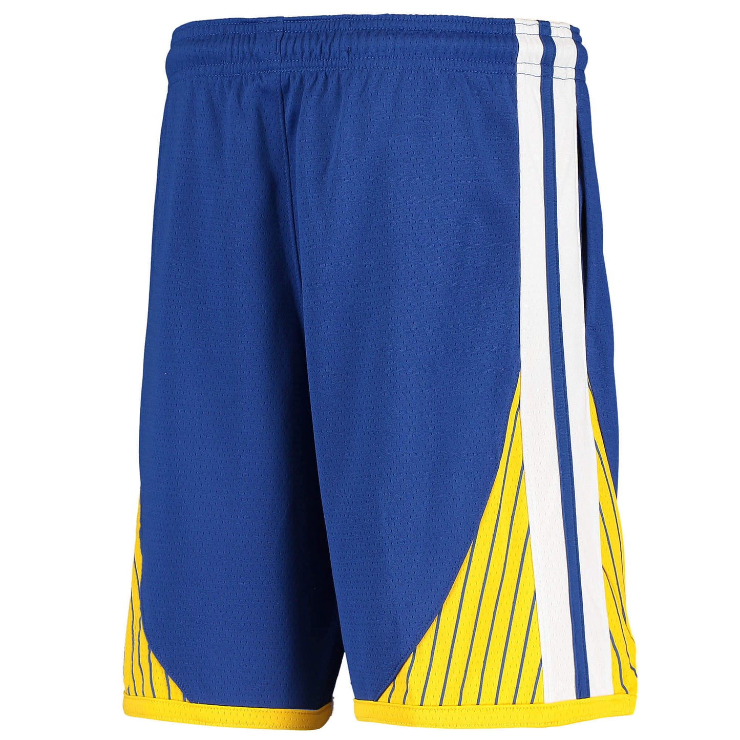 Detské basketbalové šortky Nike NBA Boys Icon Swingman Short Golden State Warriors (od 8 do 20 rokov) modrá/žltá