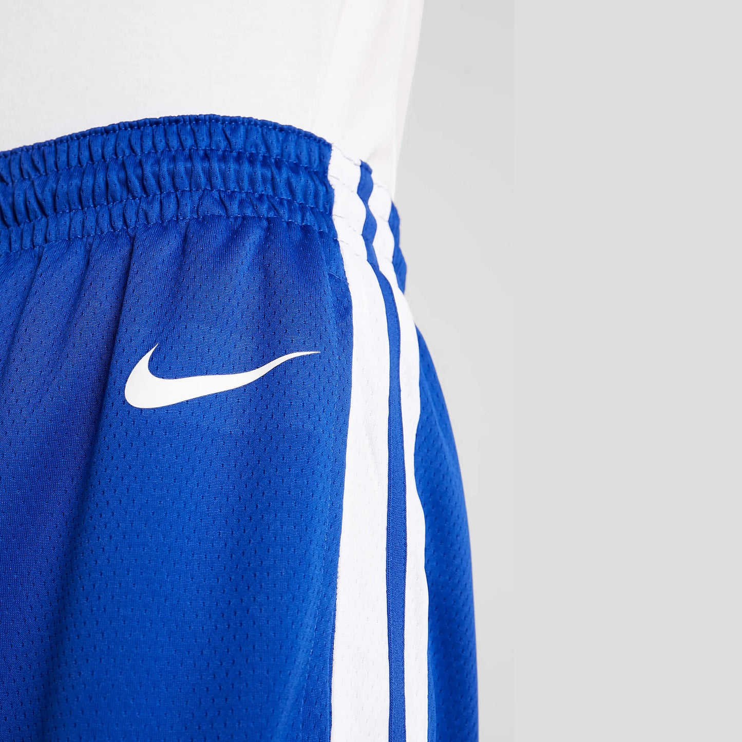 Detské basketbalové šortky Nike NBA Boys Icon Swingman Short Golden State Warriors (od 8 do 20 rokov) modrá/žltá