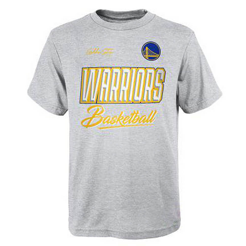 Outer Stuff Nba Court Vs Track Ctn Tee Golden State Warriors Grey