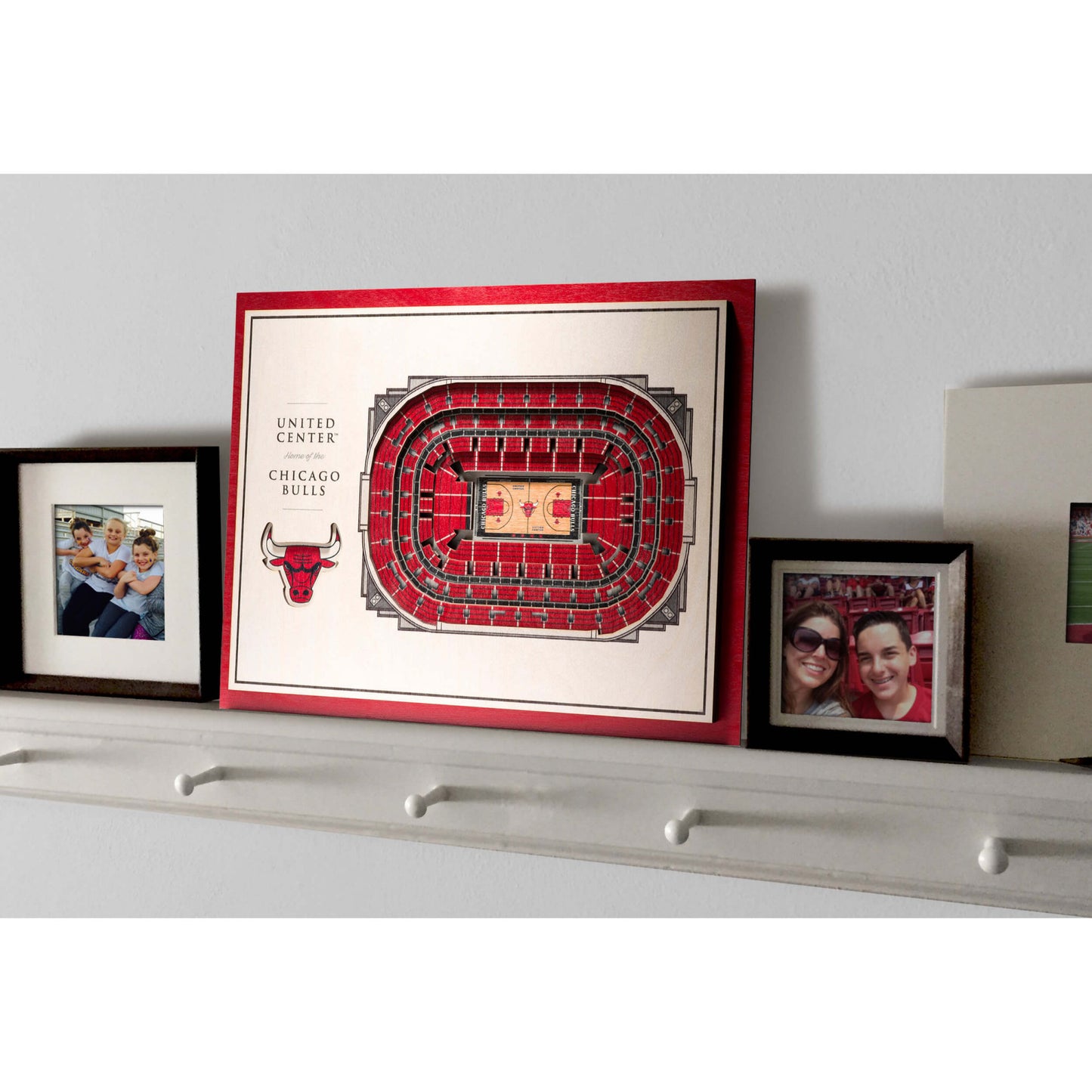 NBA 3D Stadium View Chicago Bulls (40,3 x 30,3 cm)