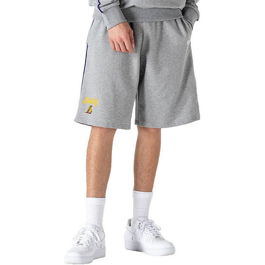 New Era Kraťasy Nba Stripe Piping Short Los Angeles Lakers Grey