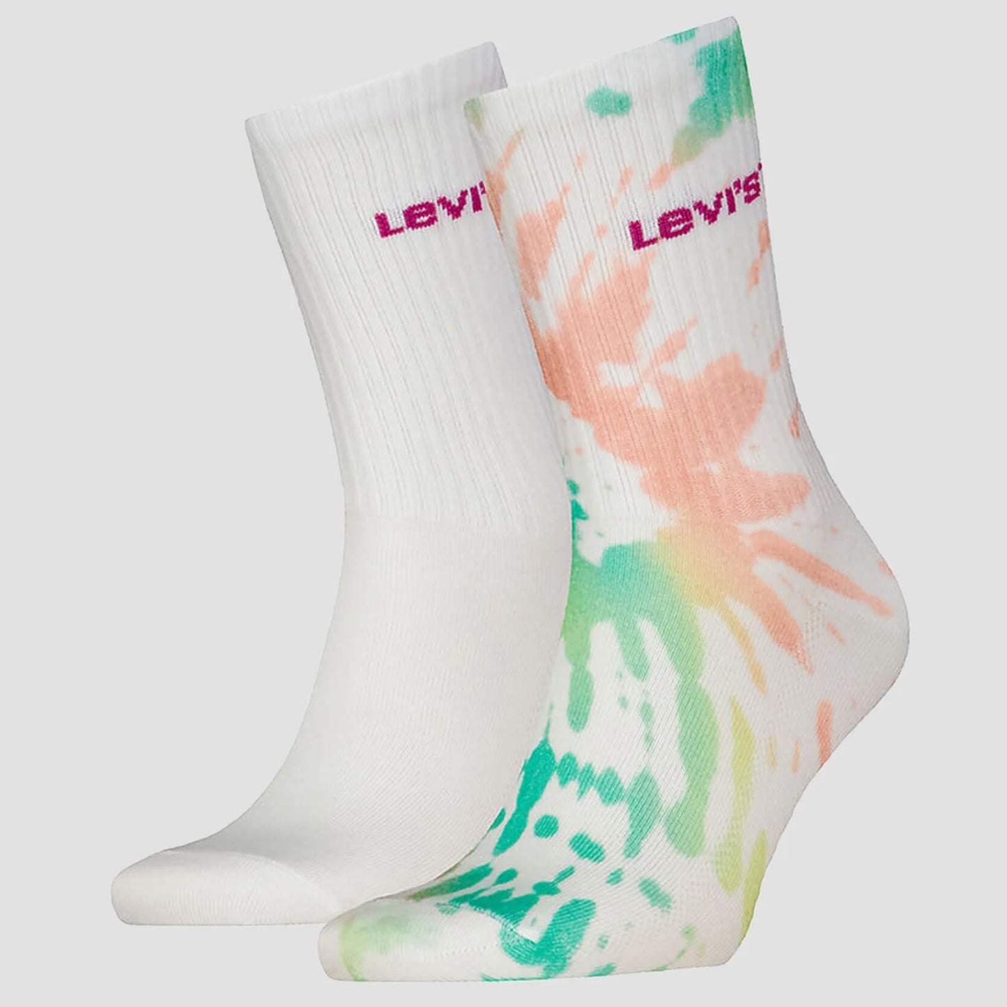 Ponožky Levis Short Cut Summer Print 2 páry viacfarebné