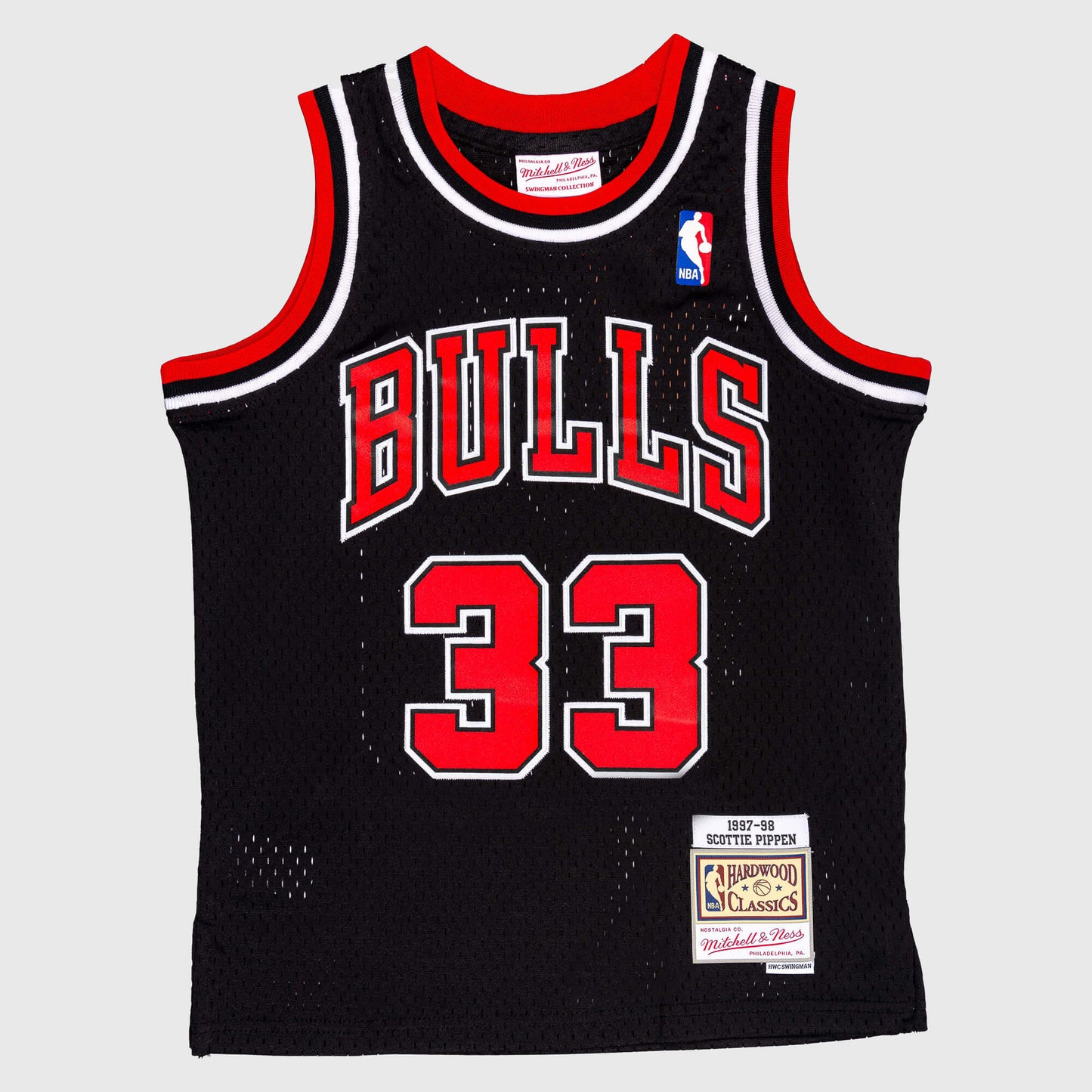 Basketbalový dres Mitchell & Ness NBA Swingman Jersey Alt. Chicago Bulls Scottie Pippen čierny