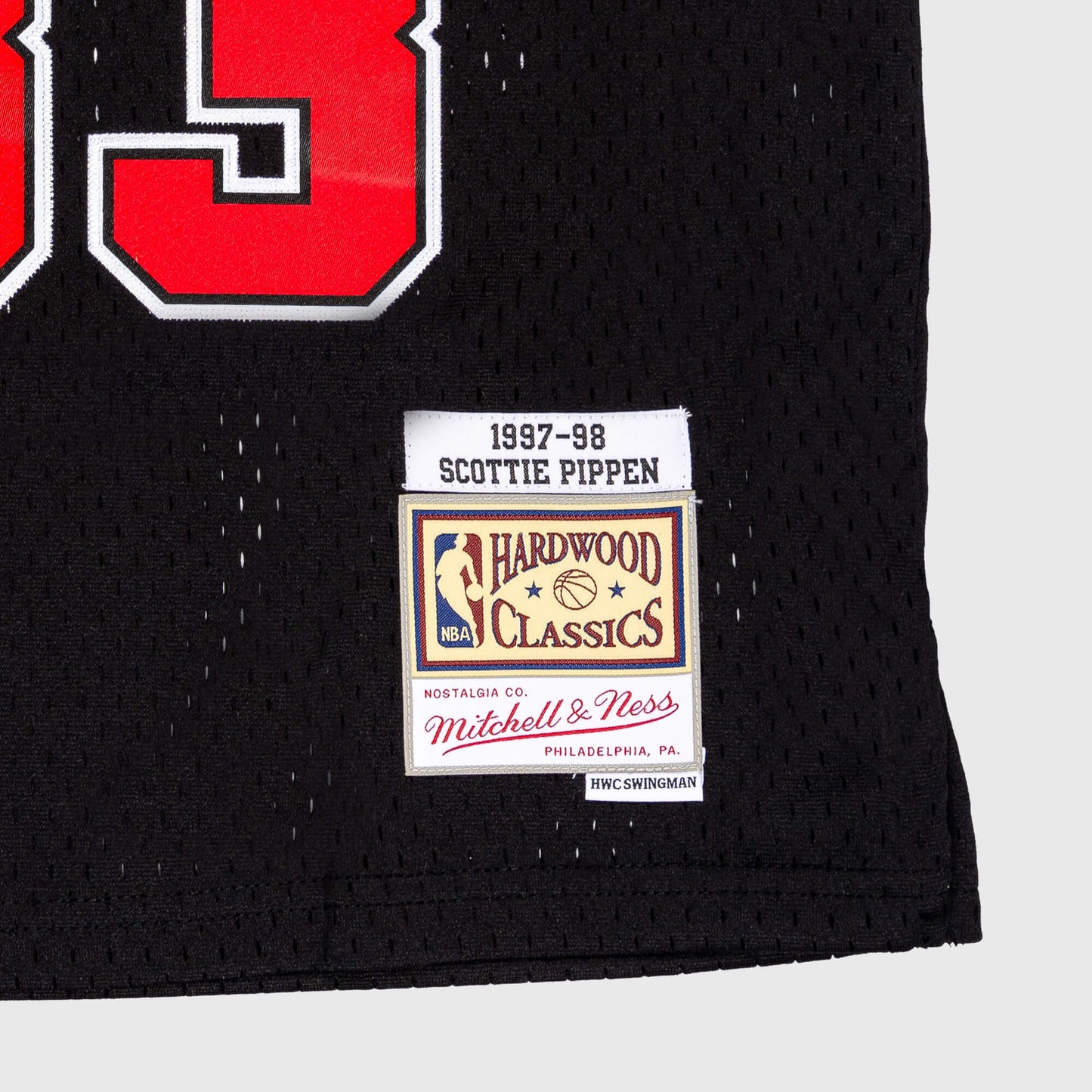 Basketbalový dres Mitchell & Ness NBA Swingman Jersey Alt. Chicago Bulls Scottie Pippen čierny