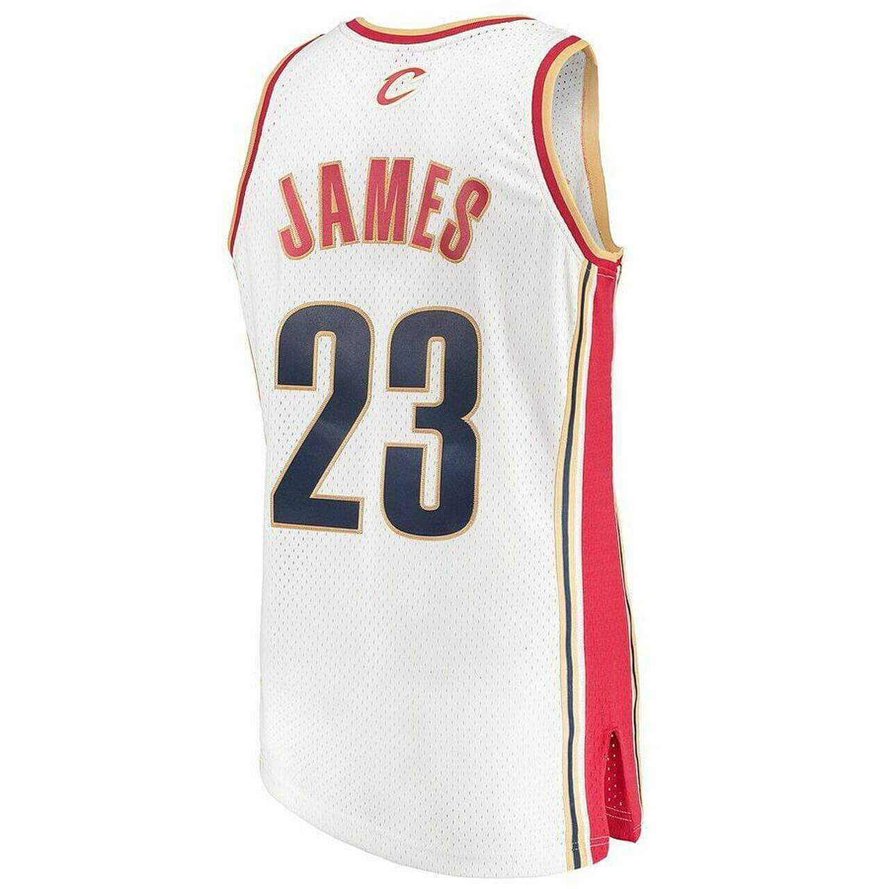 Basketbalový dres Mitchell & Ness NBA Swingman Jersey Home Cleveland Cavaliers LeBron James biely